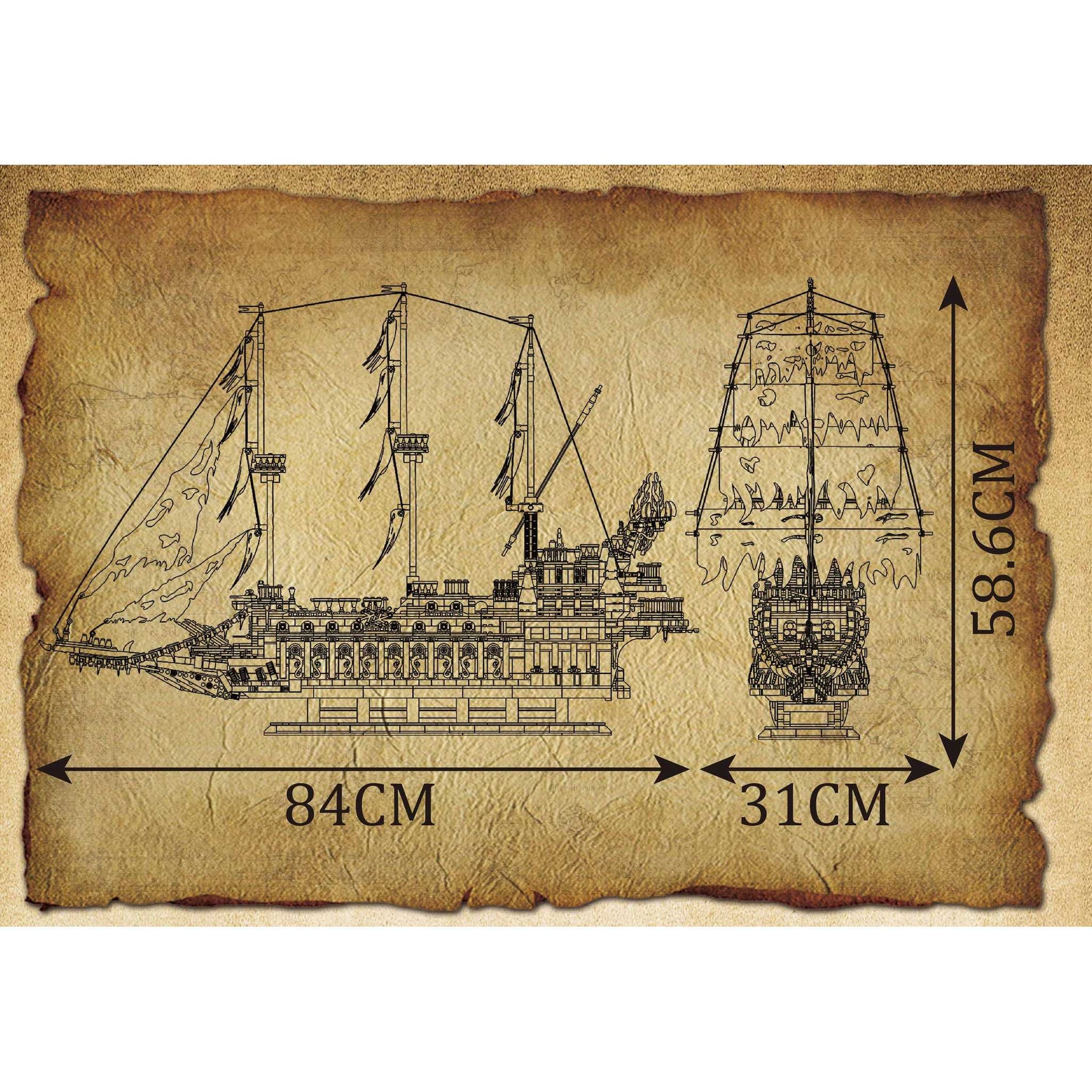 13197 - Flying Dutchman (Mould King)