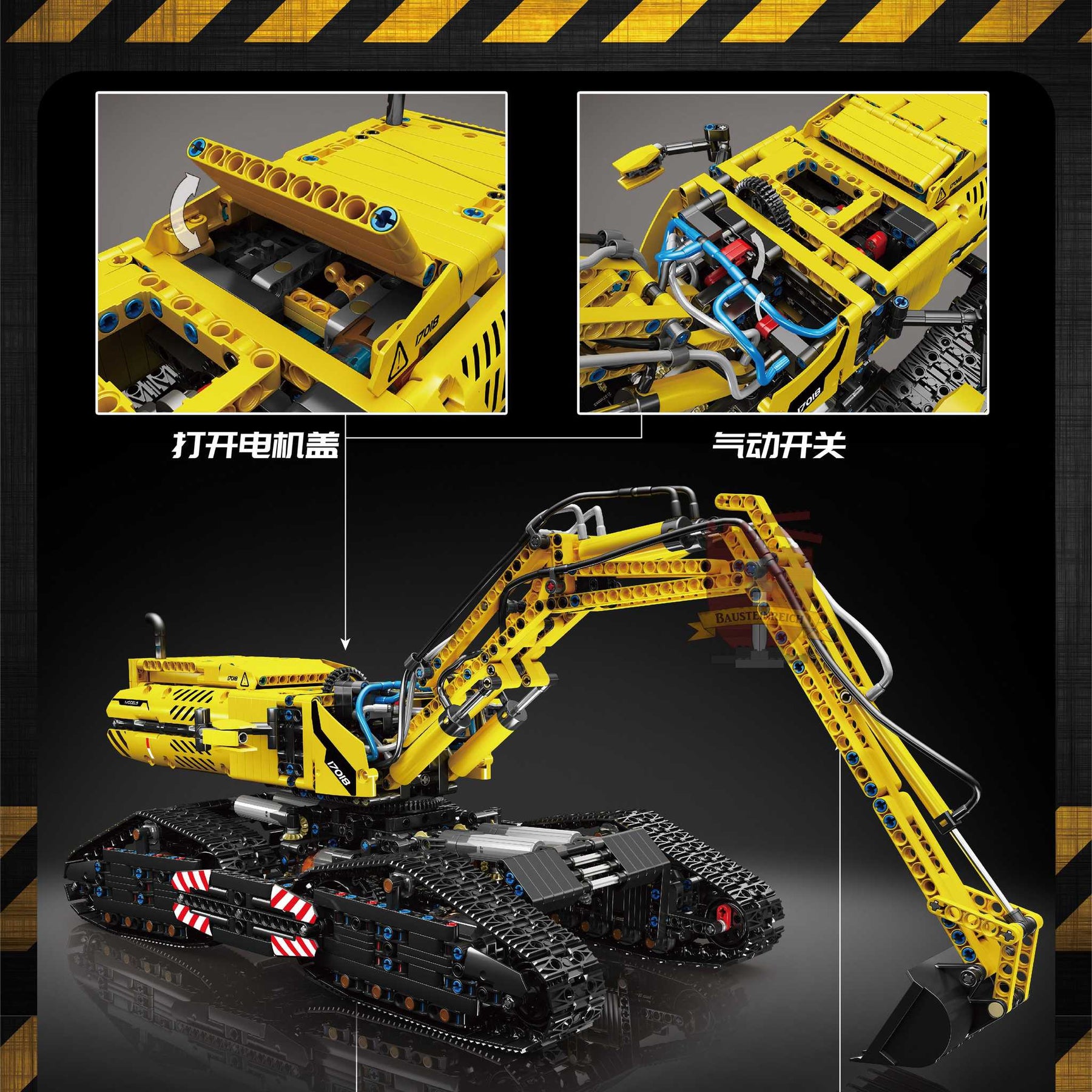 17018 - All-Terrain Bagger (Mould King)