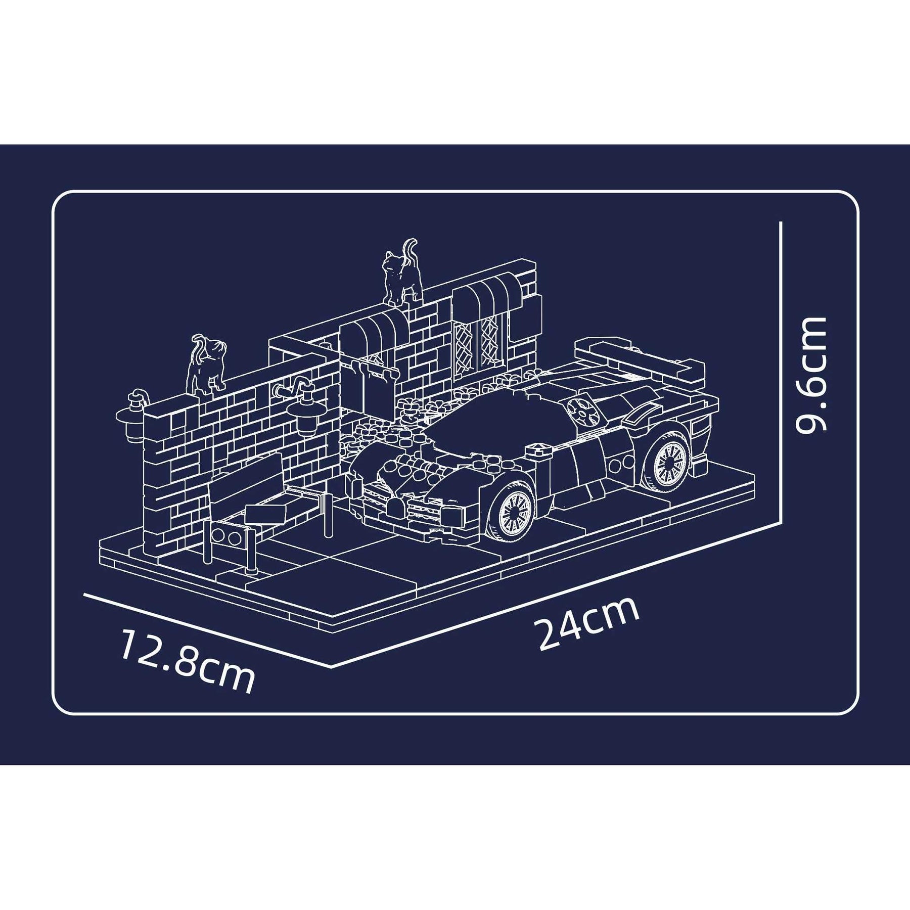 24065 - Sportwagen Diorama (Mould King)