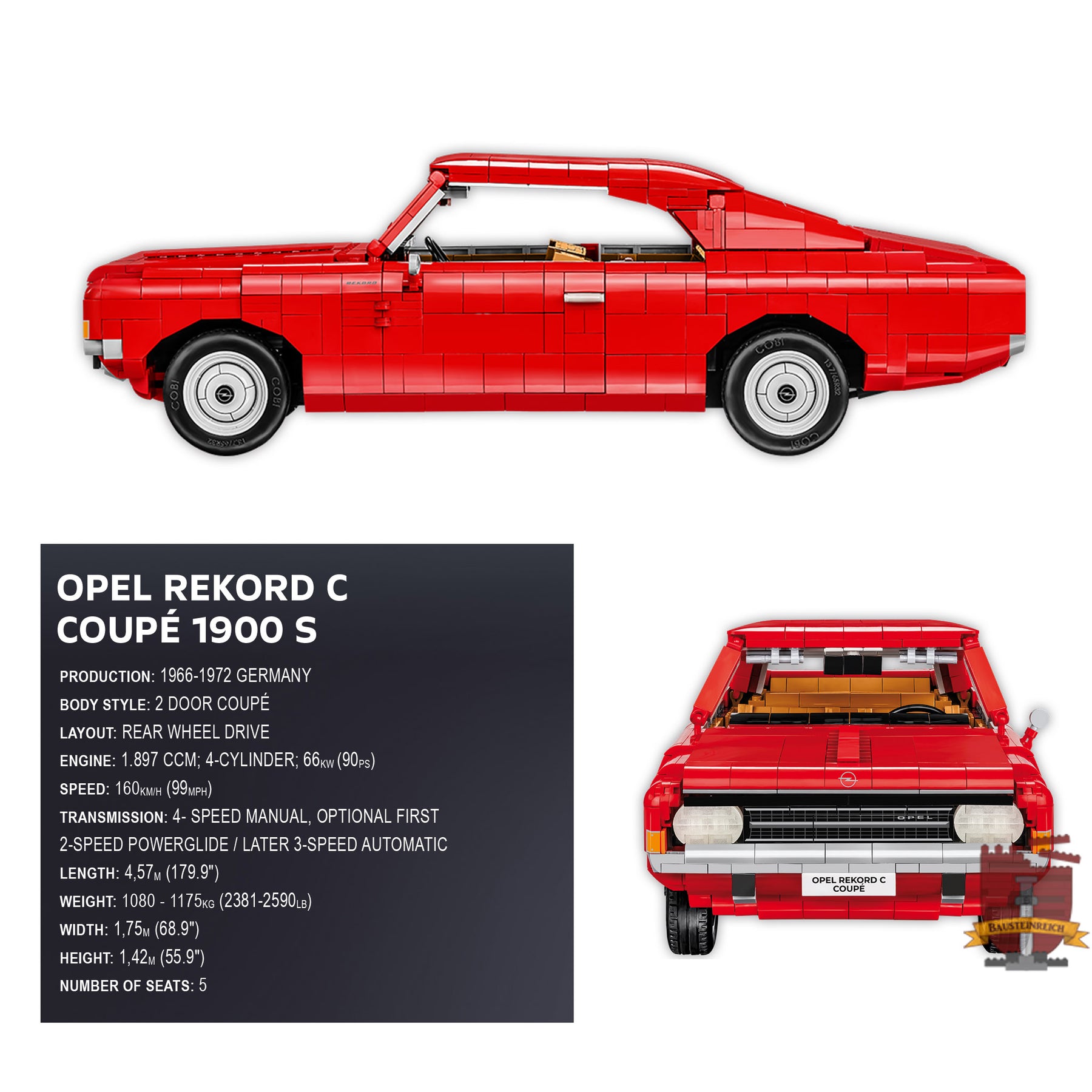 24345 - Opel Rekord C Coupe (Cobi)
