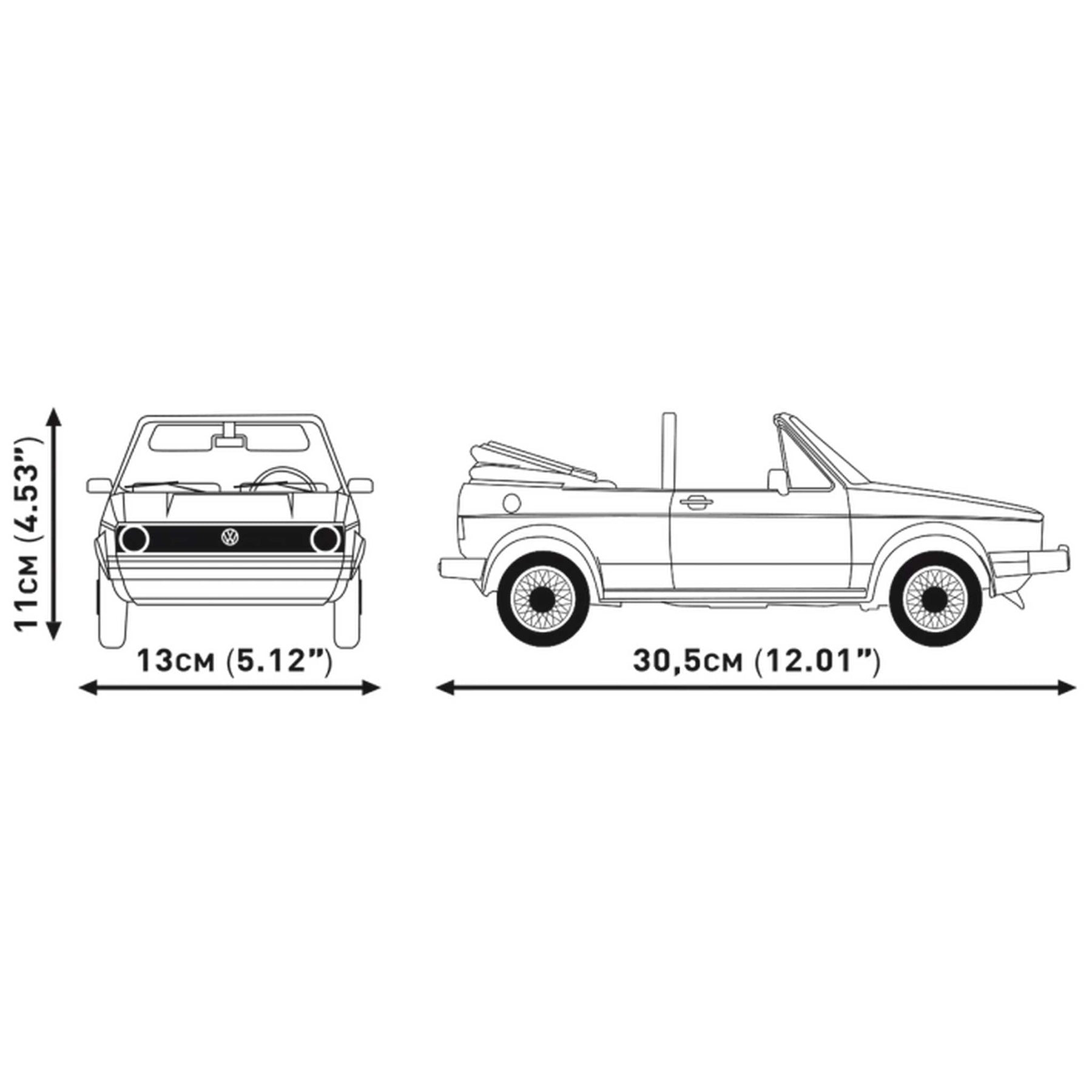 CB-24360 - VW Golf Cabriolet (Cobi)
