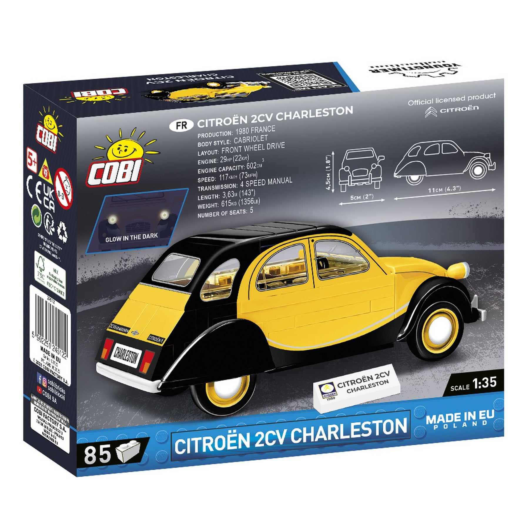24512 - Citroen 2CV Charleston 84 KL. (Cobi)