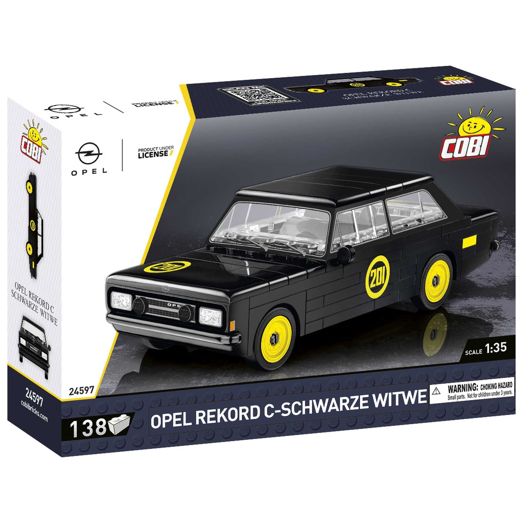 24597 - Opel Rekord Schwarze Witwe (Cobi)