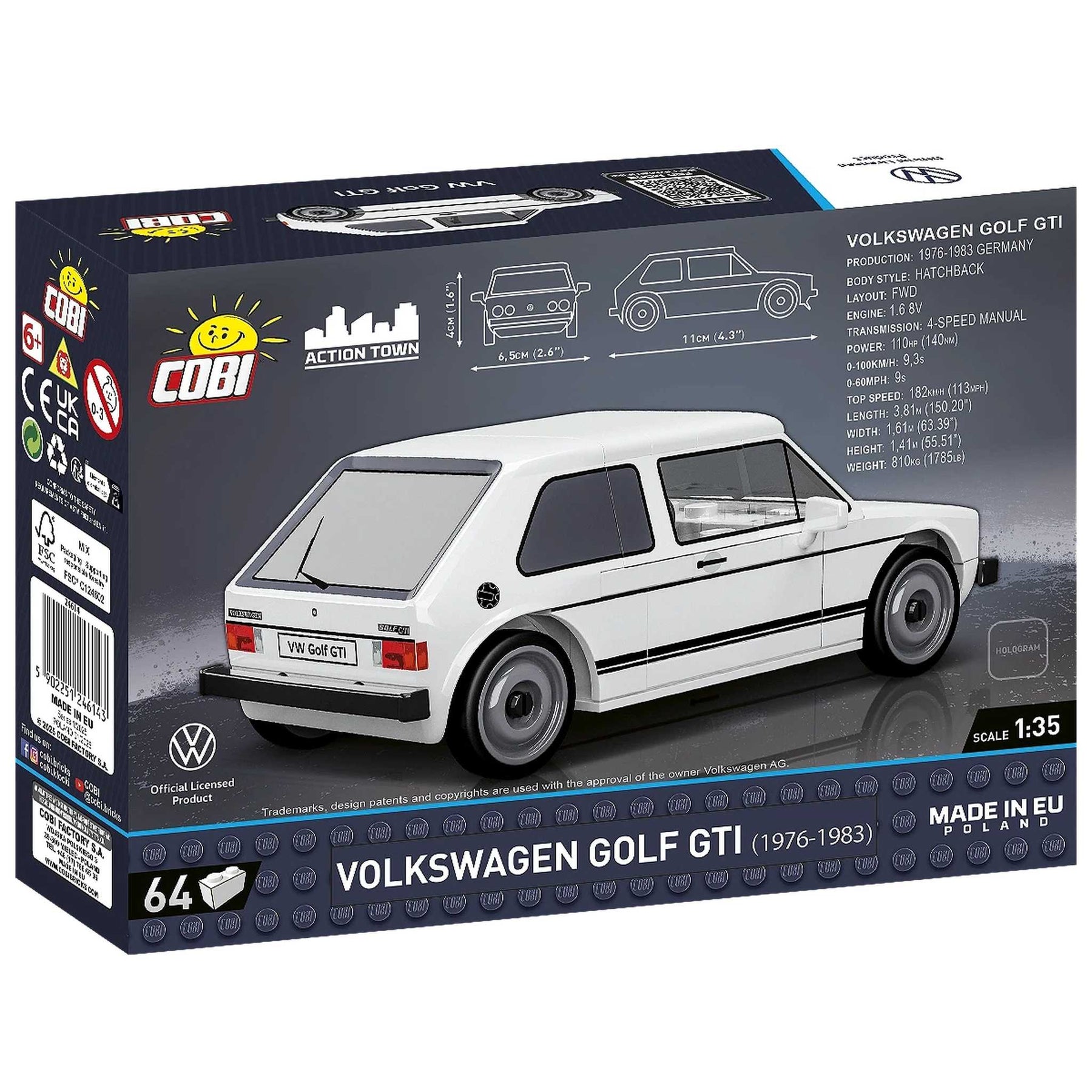 CB-24614 - VW Golf GTI 1976-1983 (Cobi)