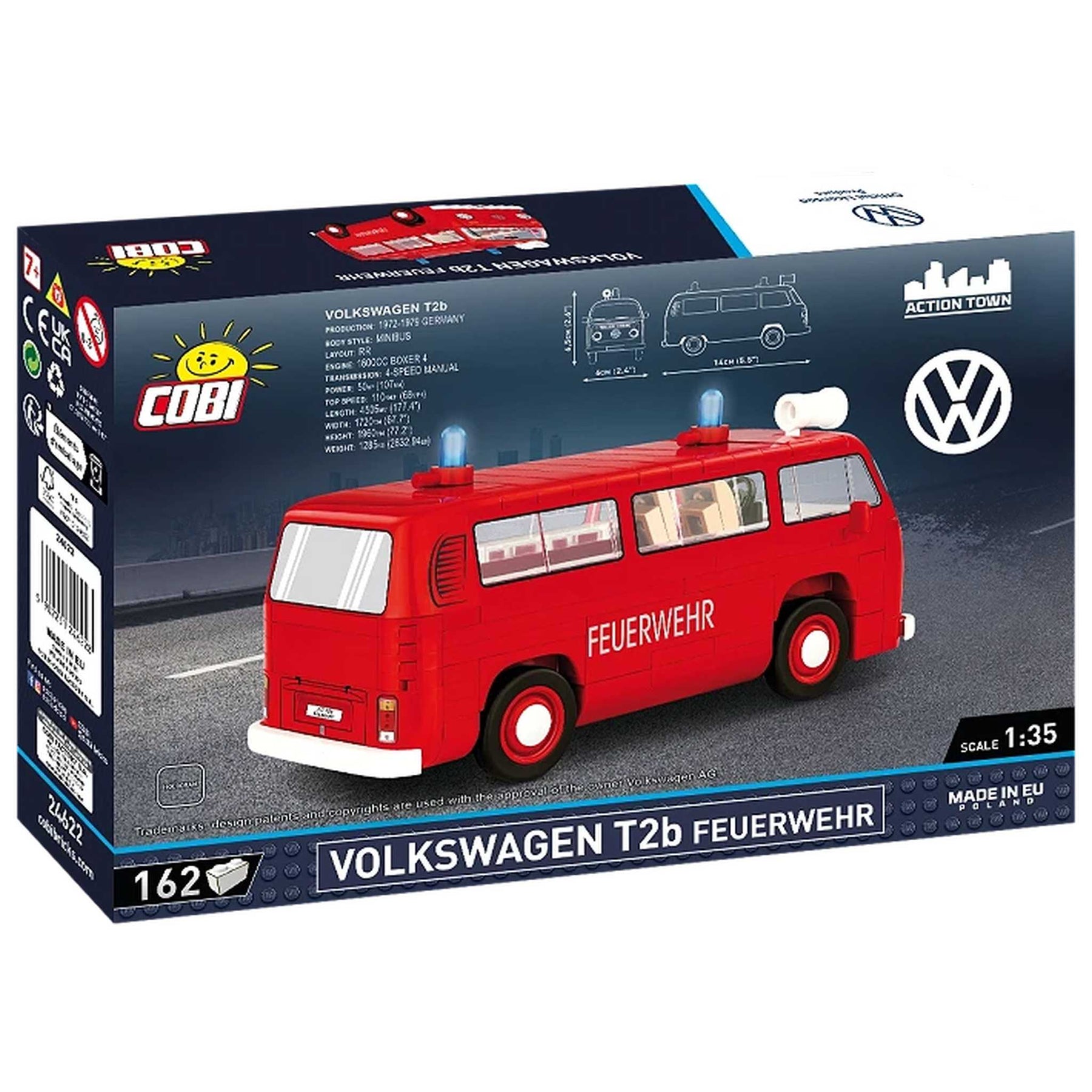 CB-24622 - VW T2b Feuerwehr (Cobi)