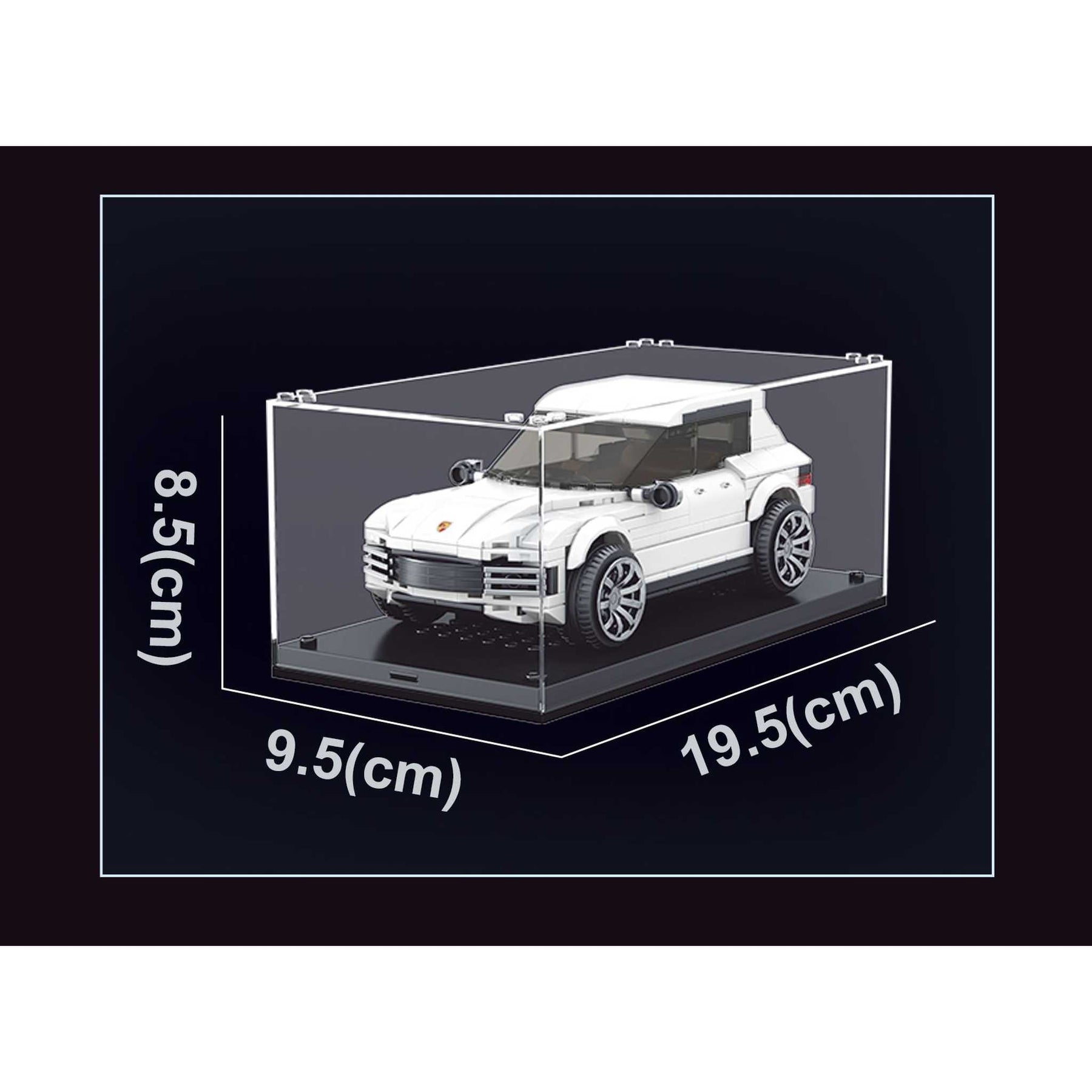 27025 - SUV weiß inkl. Vitrine (Mould King)
