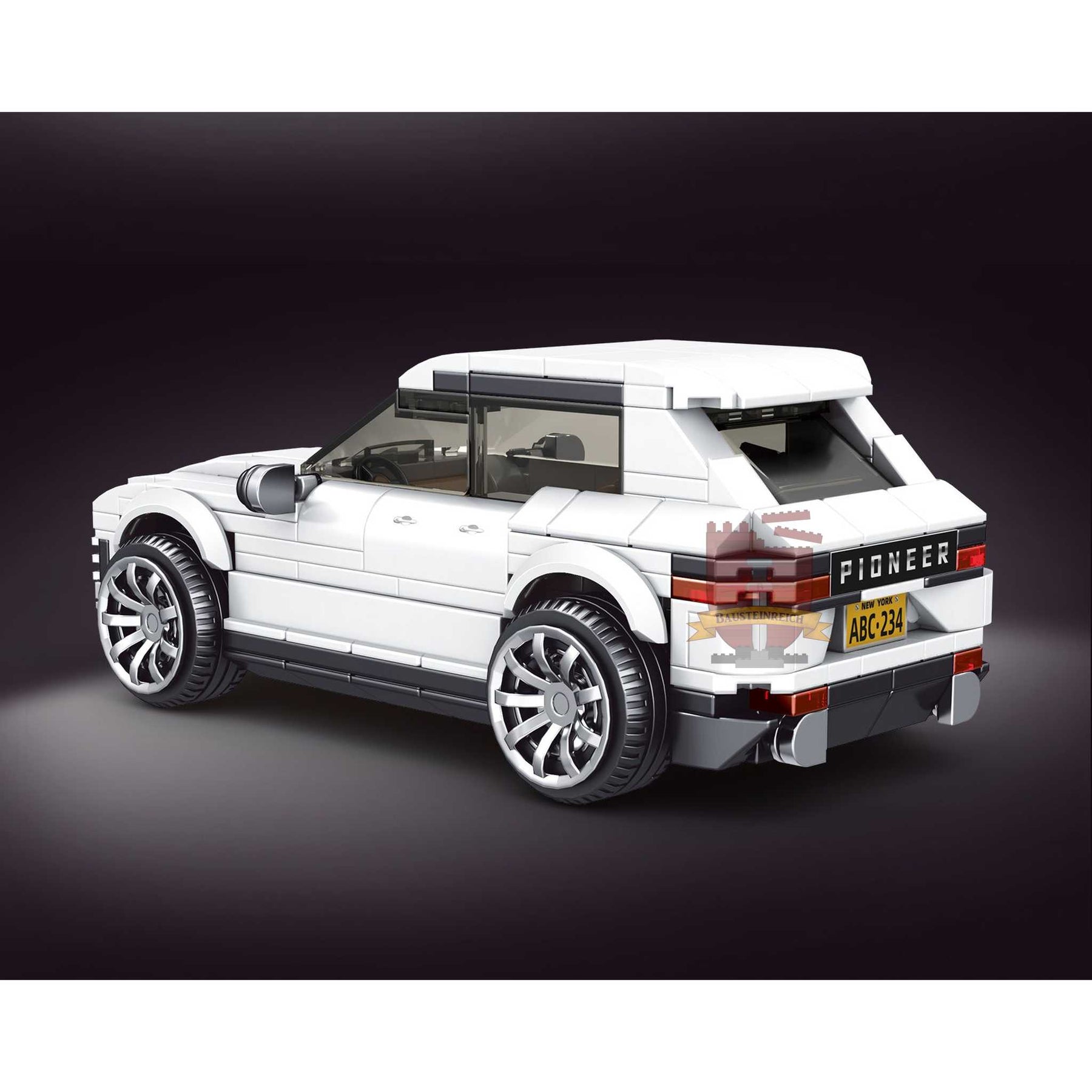 27025 - SUV weiß inkl. Vitrine (Mould King)