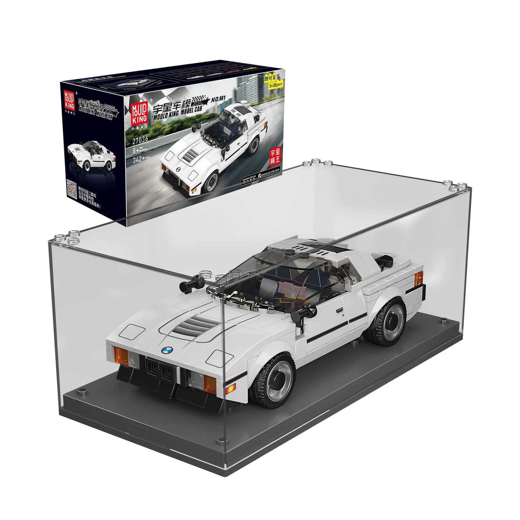 27036 - M1 Sportwagen inkl. Vitrine (Mould King)