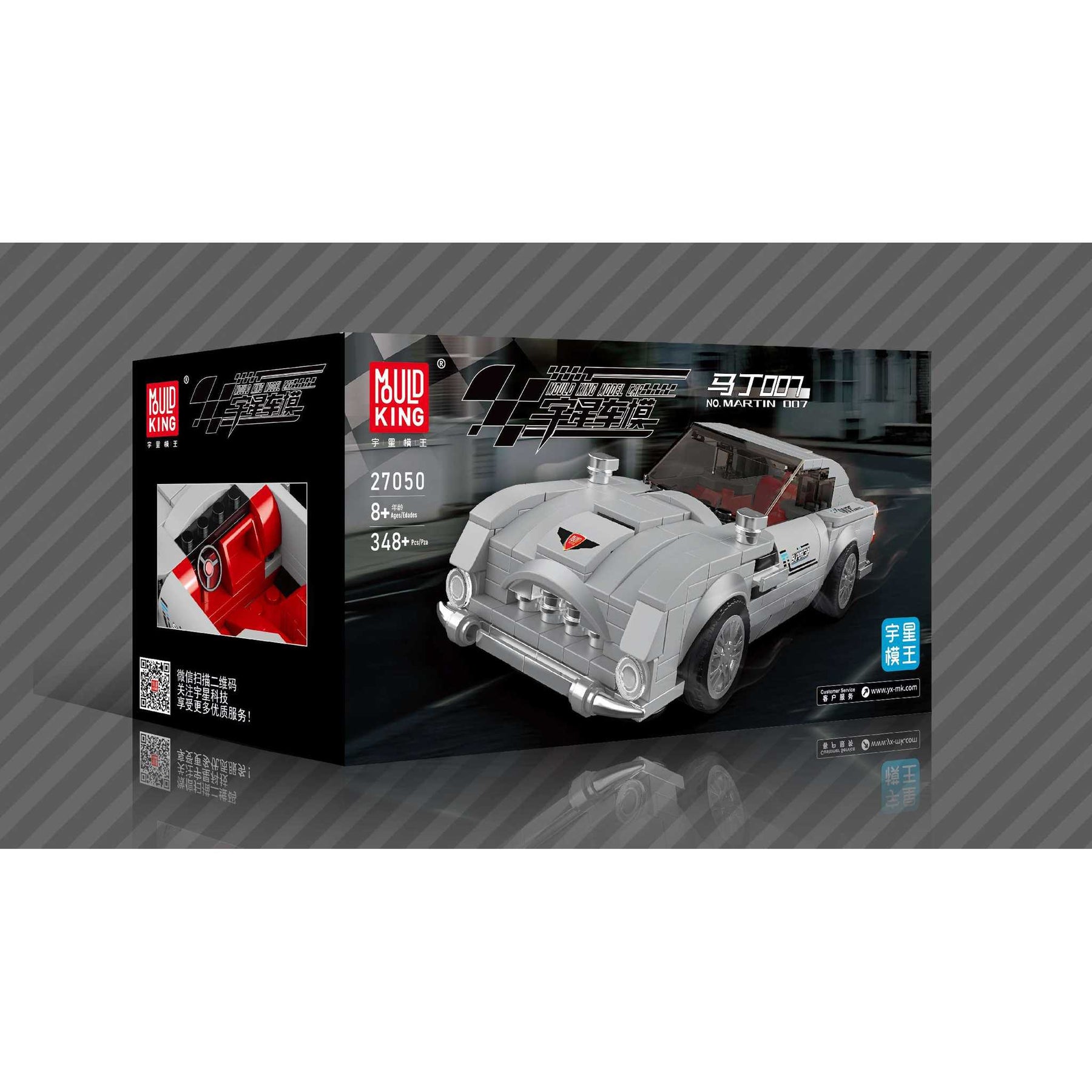 27050 - Sportwagen Martin inkl. Vitrine (Mould King)