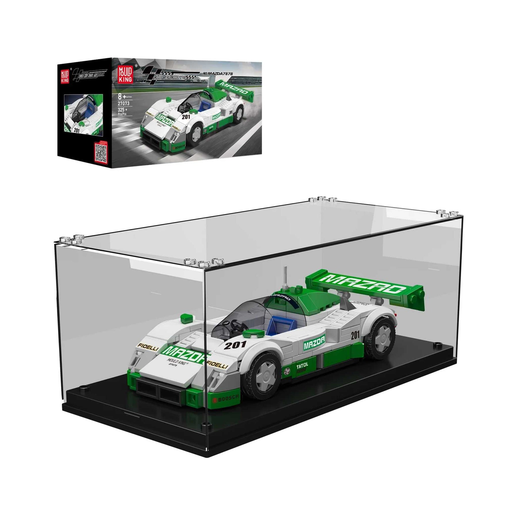 27073 - Sportwagen 787 B inkl. Vitrine (Mould King)