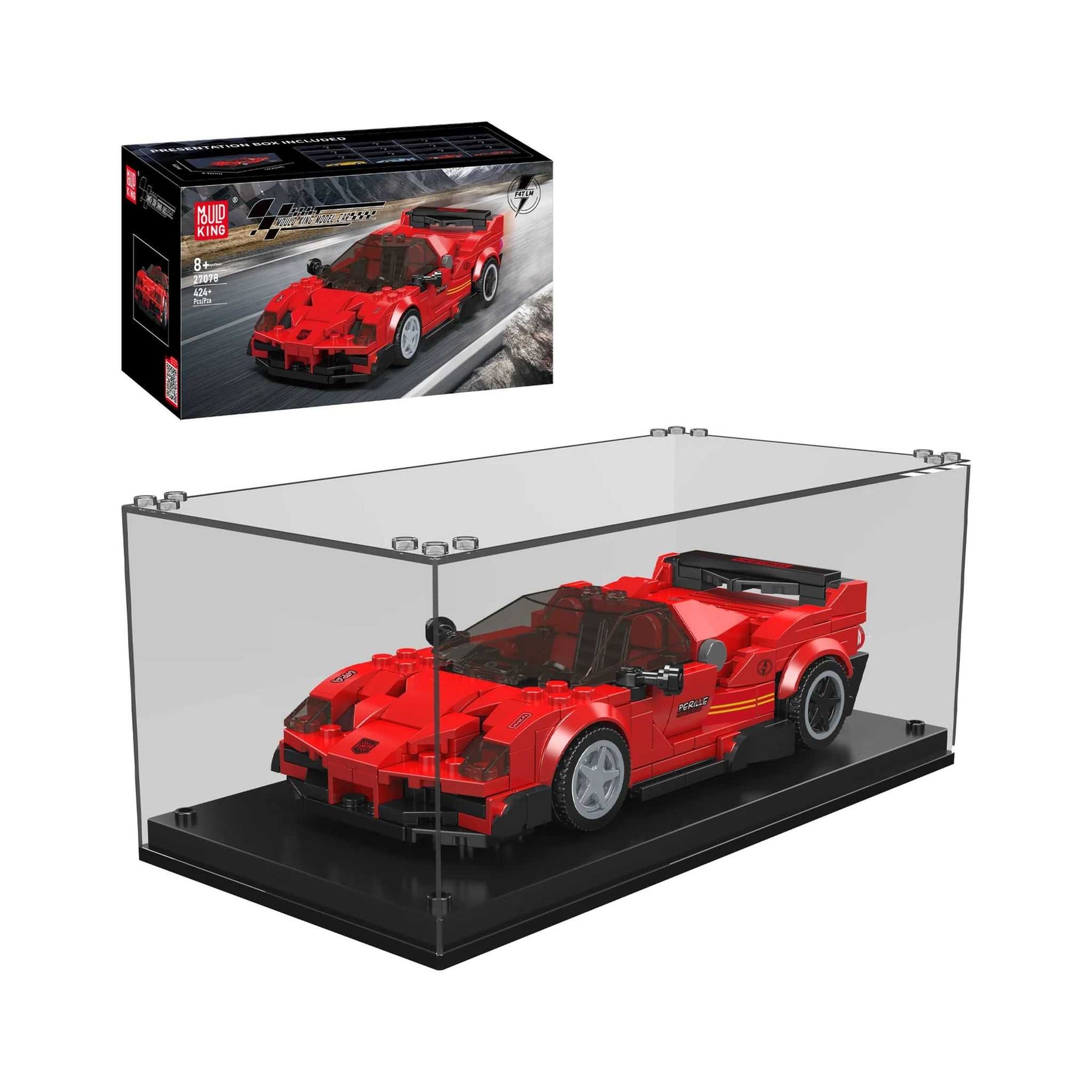 27078 - Sportwagen F4T LM inkl. Vitrine (Mould King)