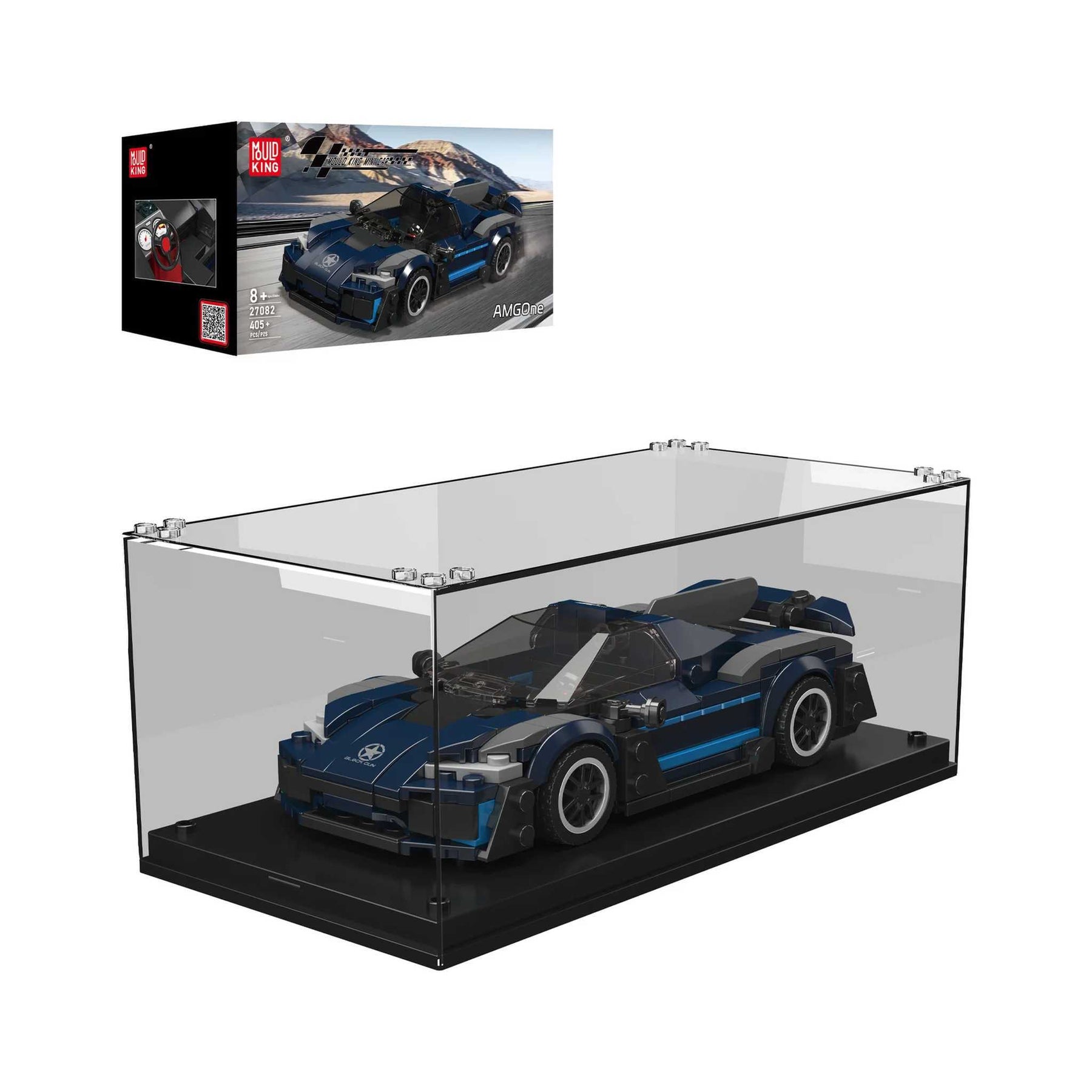27082 - Deutscher Sportwagen inkl. Vitrine (Mould King)