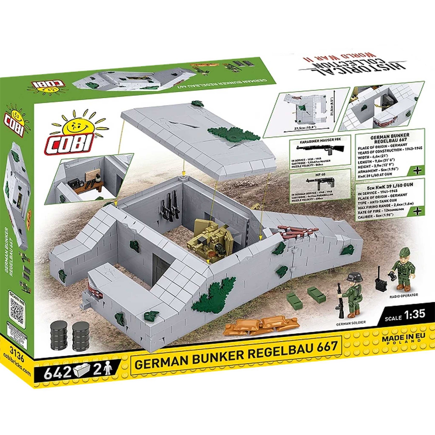 CB-3136 - Deutscher Bunker Regelbau 667 (Cobi)
