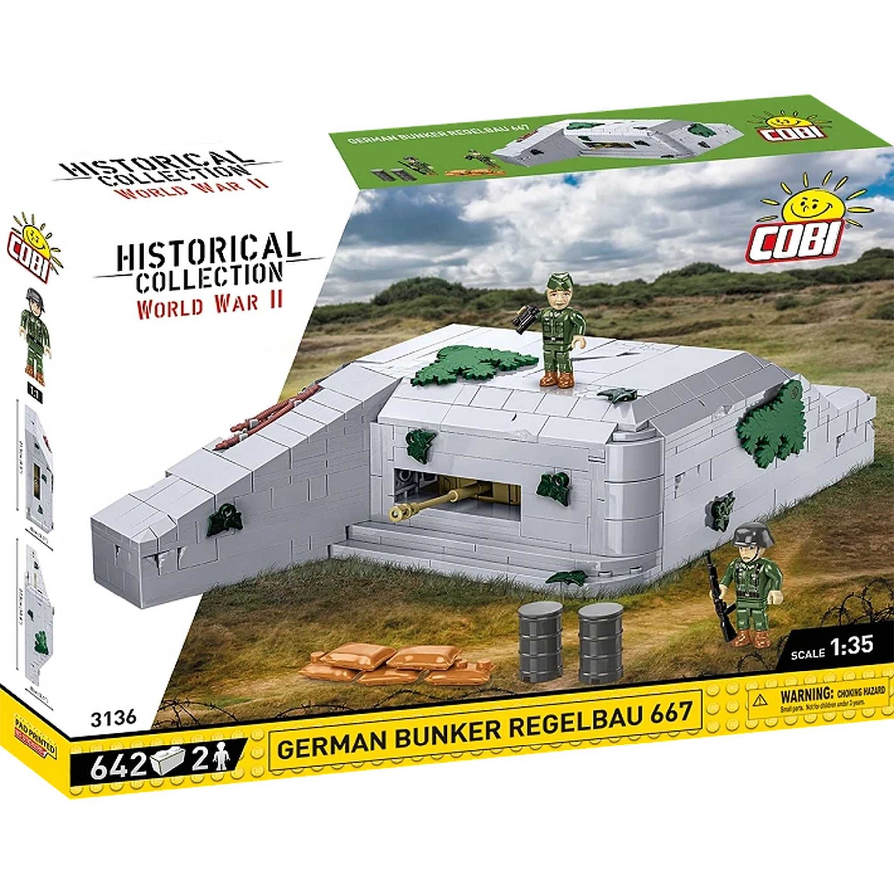 CB-3136 - Deutscher Bunker Regelbau 667 (Cobi)