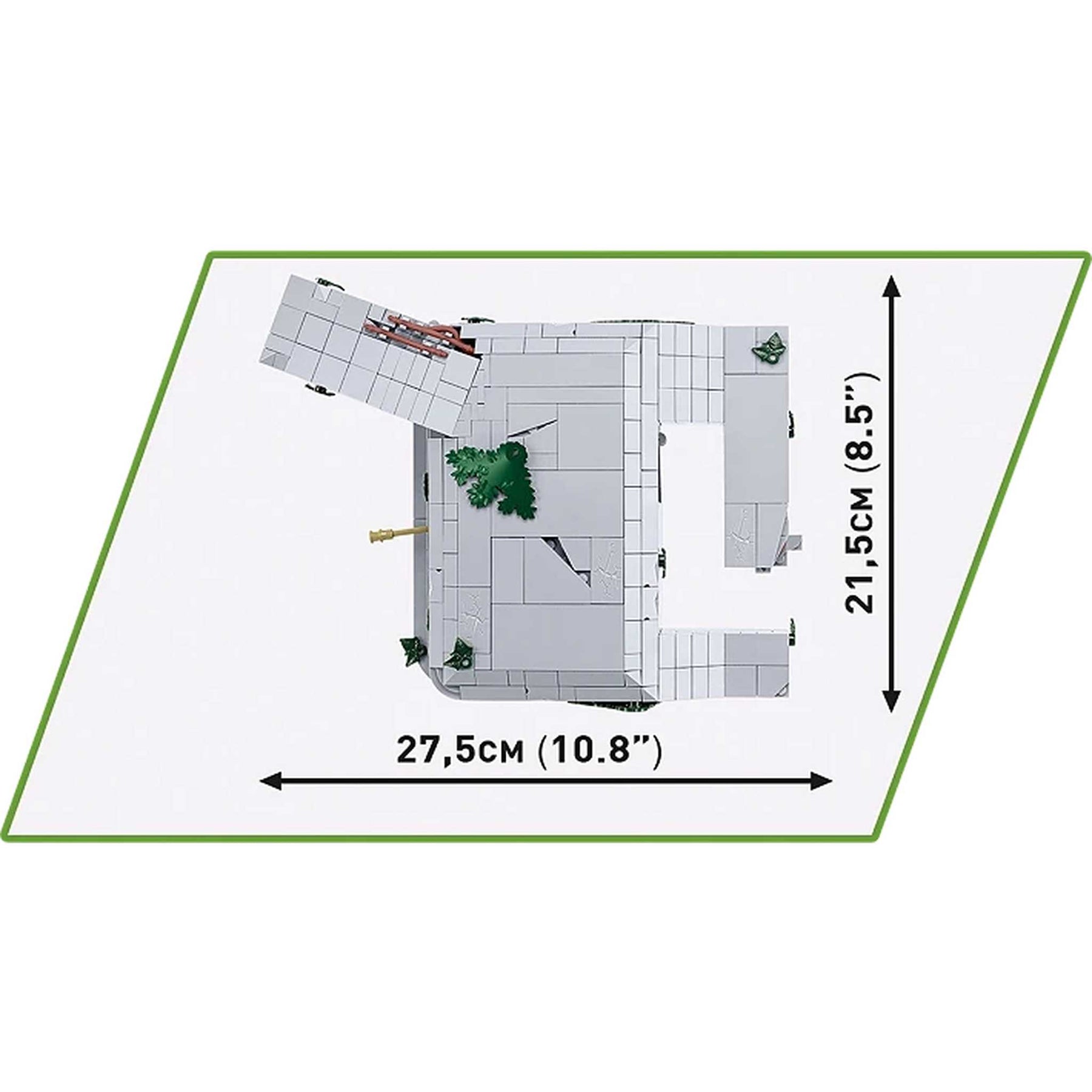 CB-3136 - Deutscher Bunker Regelbau 667 (Cobi)
