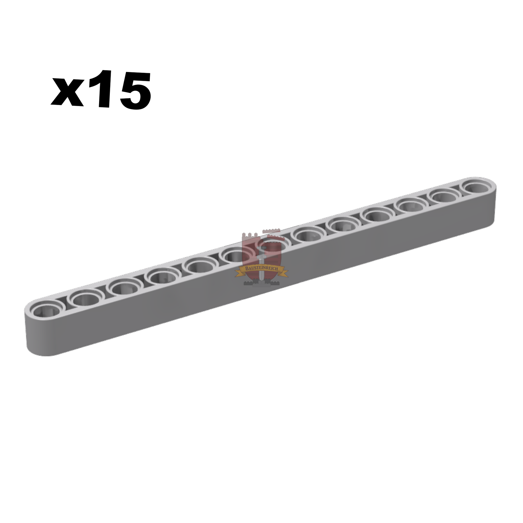 Technik Liftarm 1x13 hellgrau 15 Stück (Gobricks)
