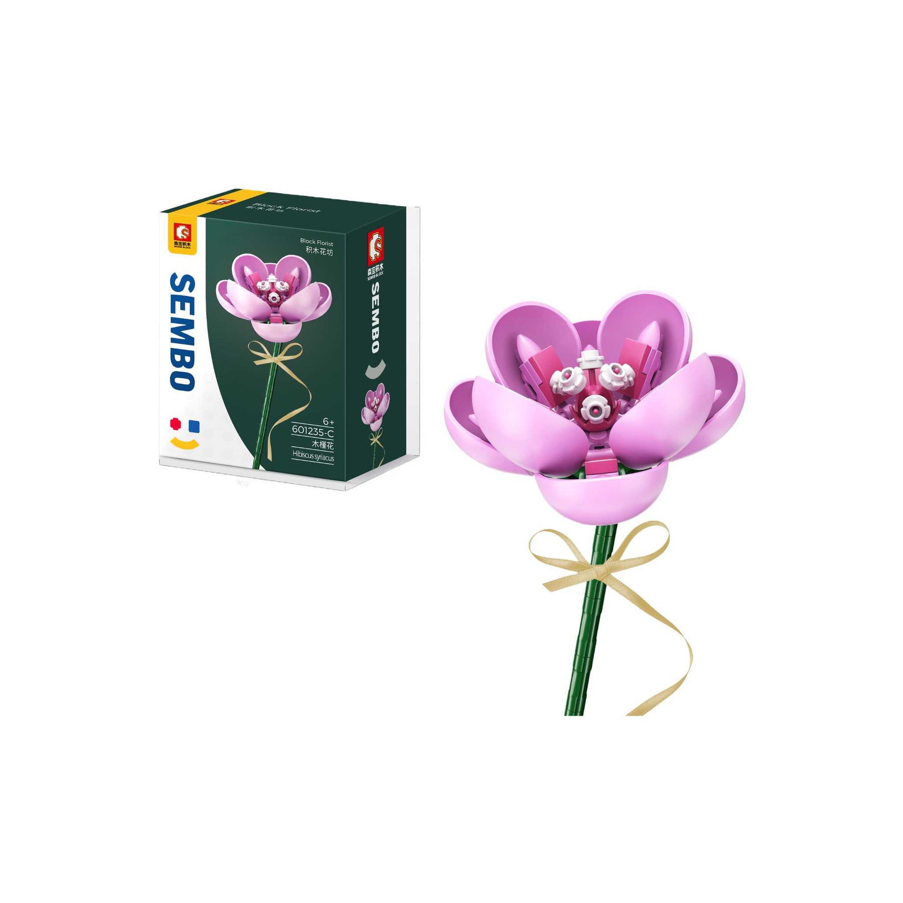 601235C-Hibiskus rosa (Sembo)