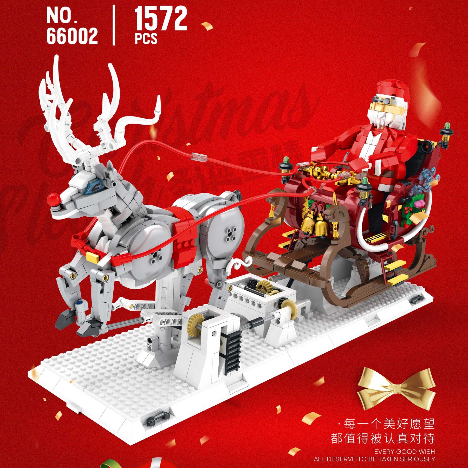 66002 - Weihnachtsschlitten (Reobrix)
