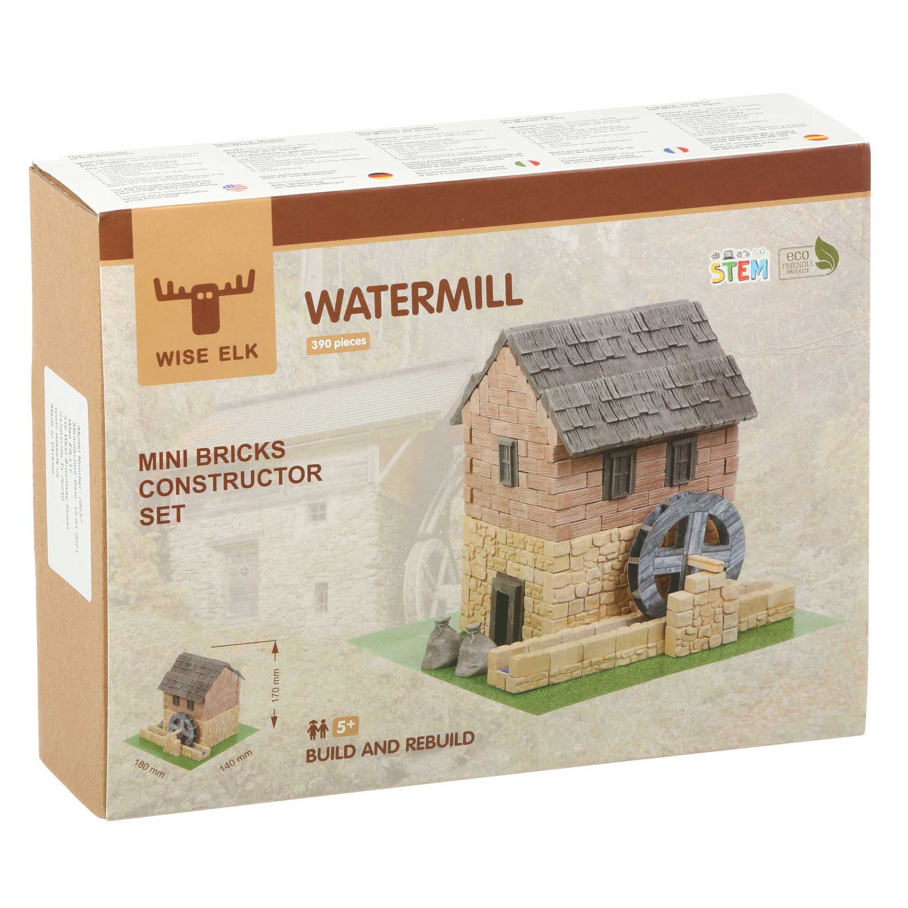 70637 - Wassermühle Steinbaukasten (Wise Elk)