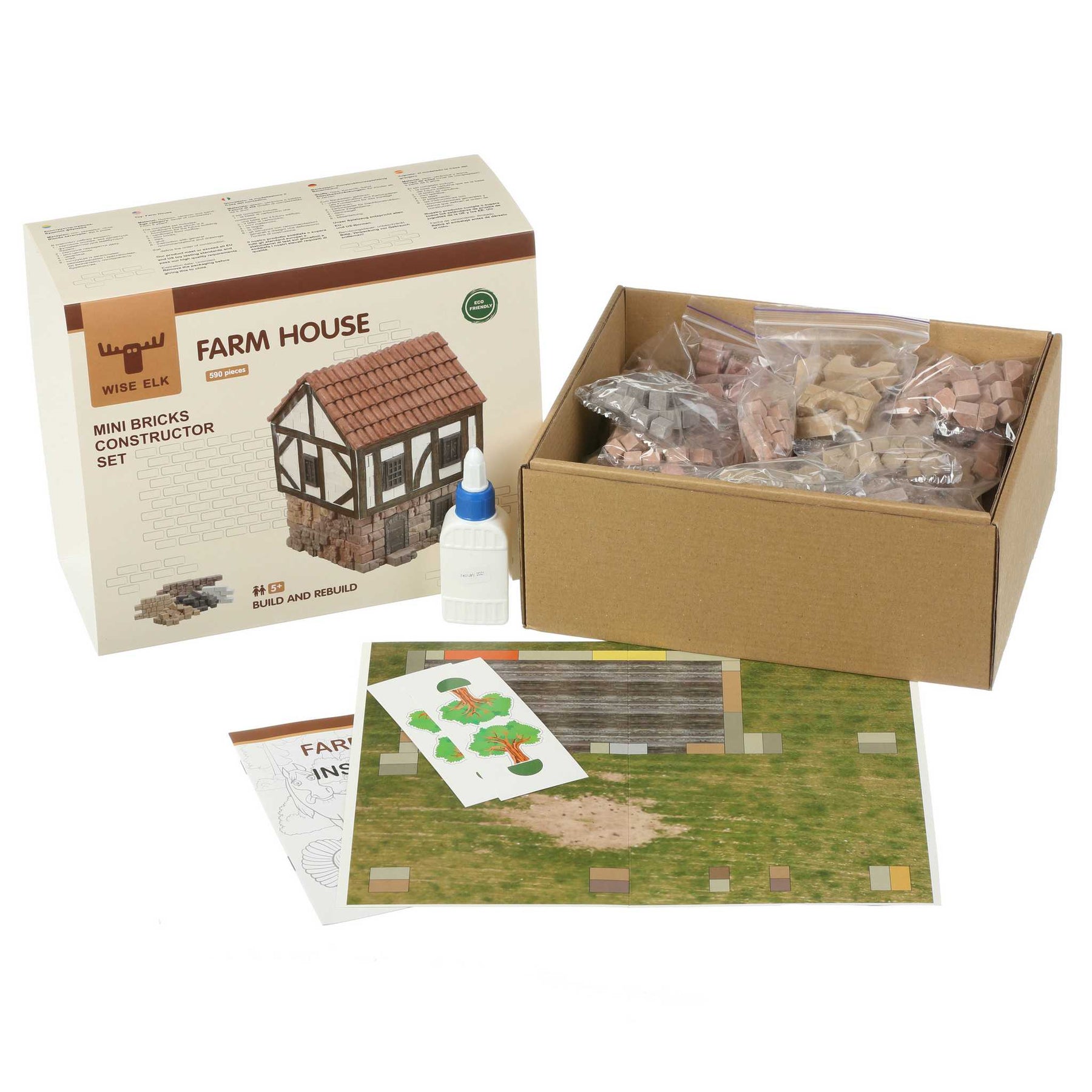 70811 - Farmhaus Steinbaukasten (Wise Elk)