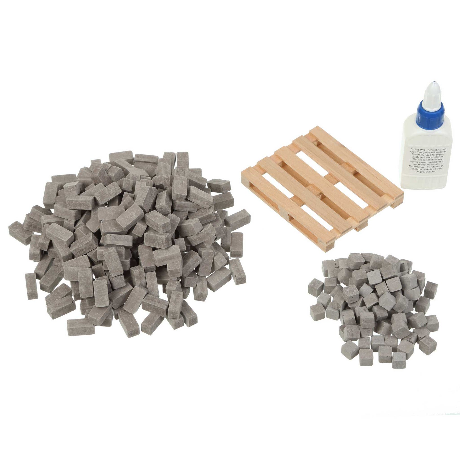 70972 - Palette mit Dunkelgrauen Ziegeln (Wise Elk)