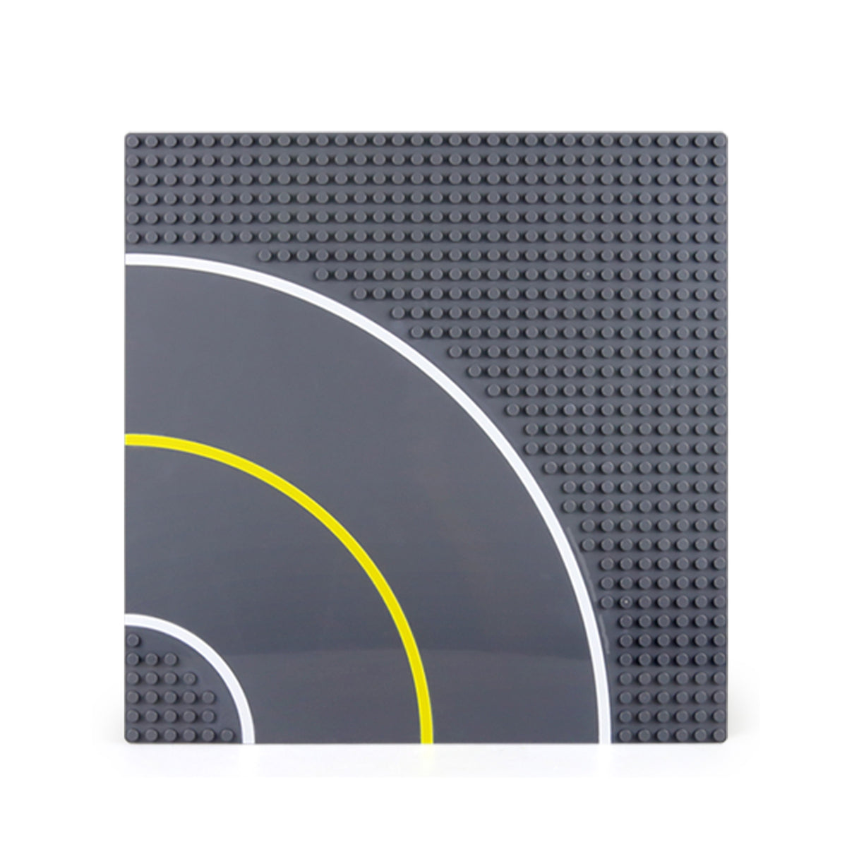 8811 - Base plate road with curve (side piece)