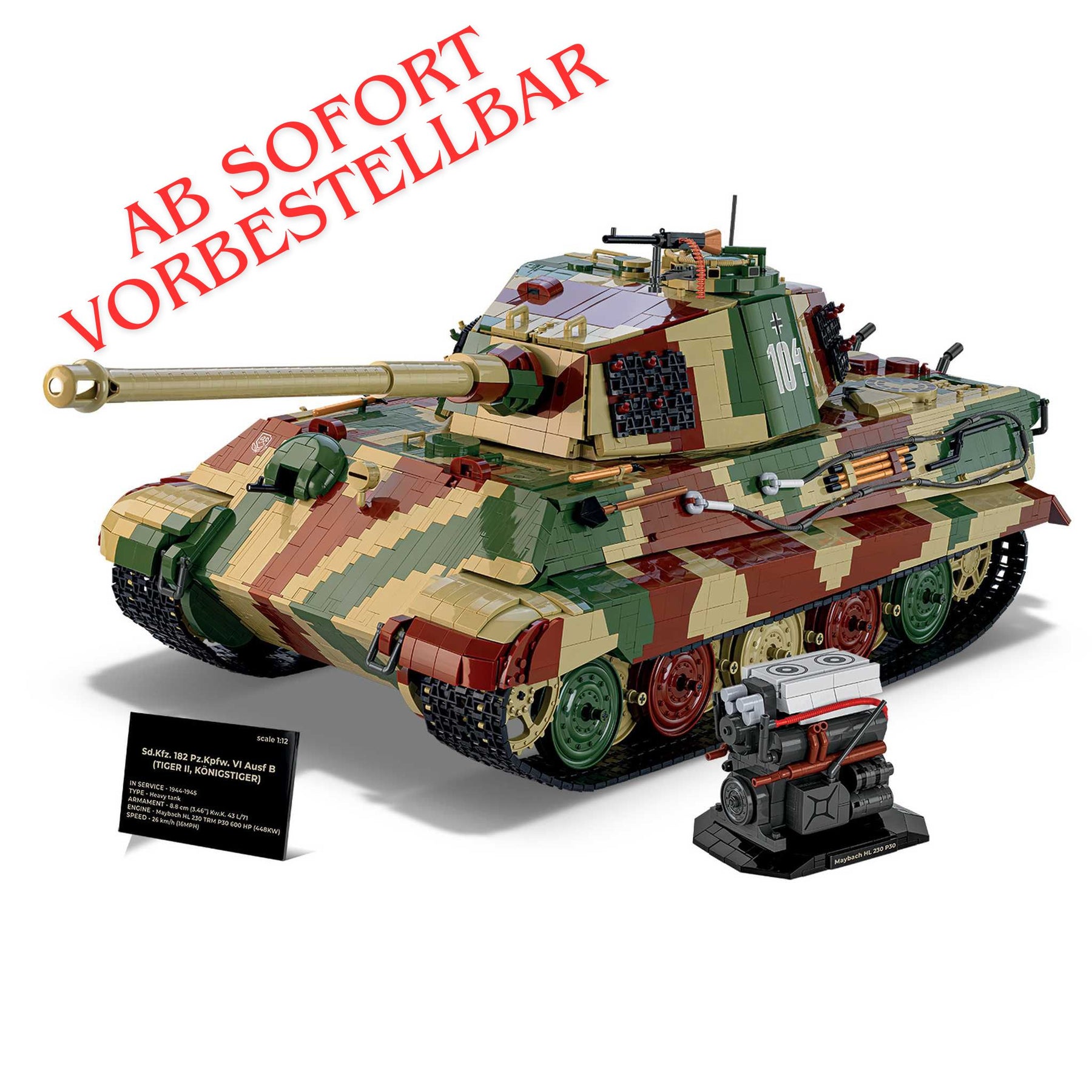 CB-2808 - Tiger II Königstiger (Cobi)