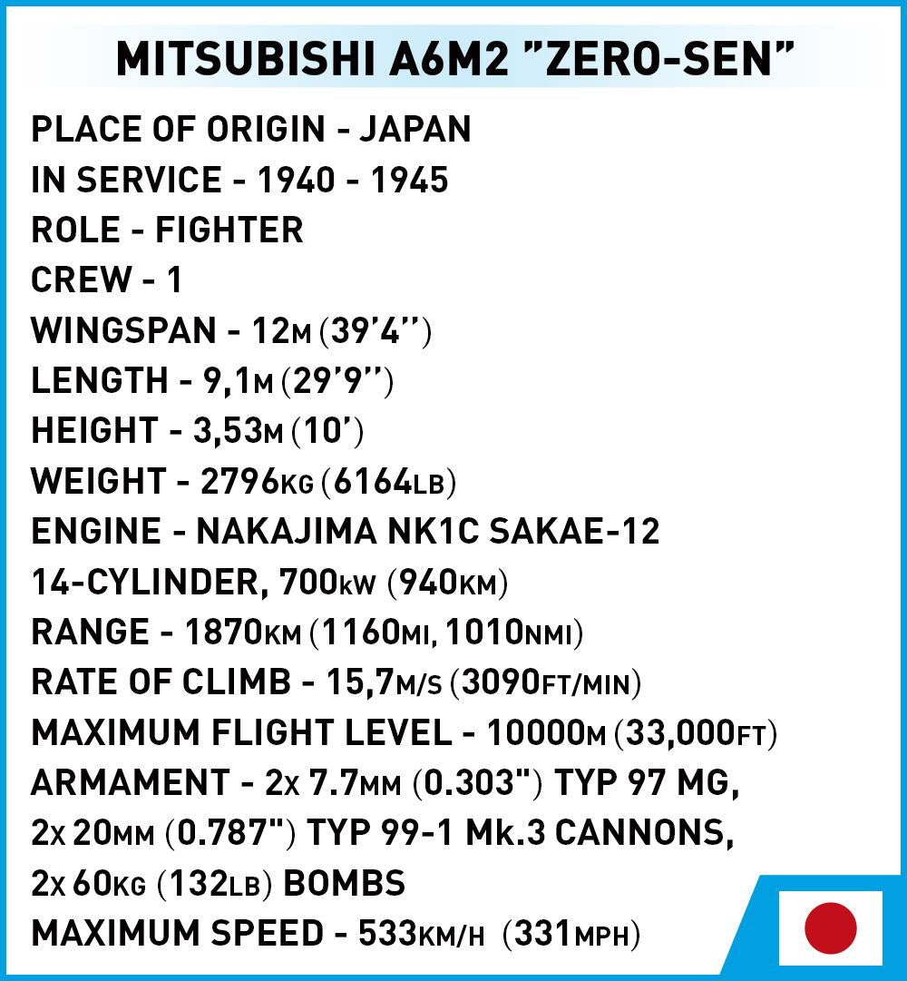 5729 - Mitsubishi A6M2 Zero-Sen (Cobi)