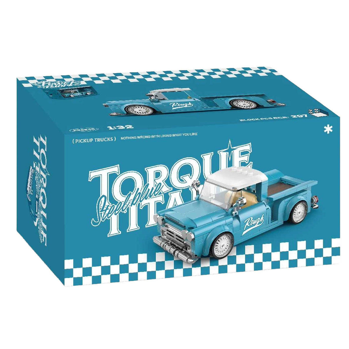 PB8840 - Hellblauer Pickup-Truck (Happy Build)