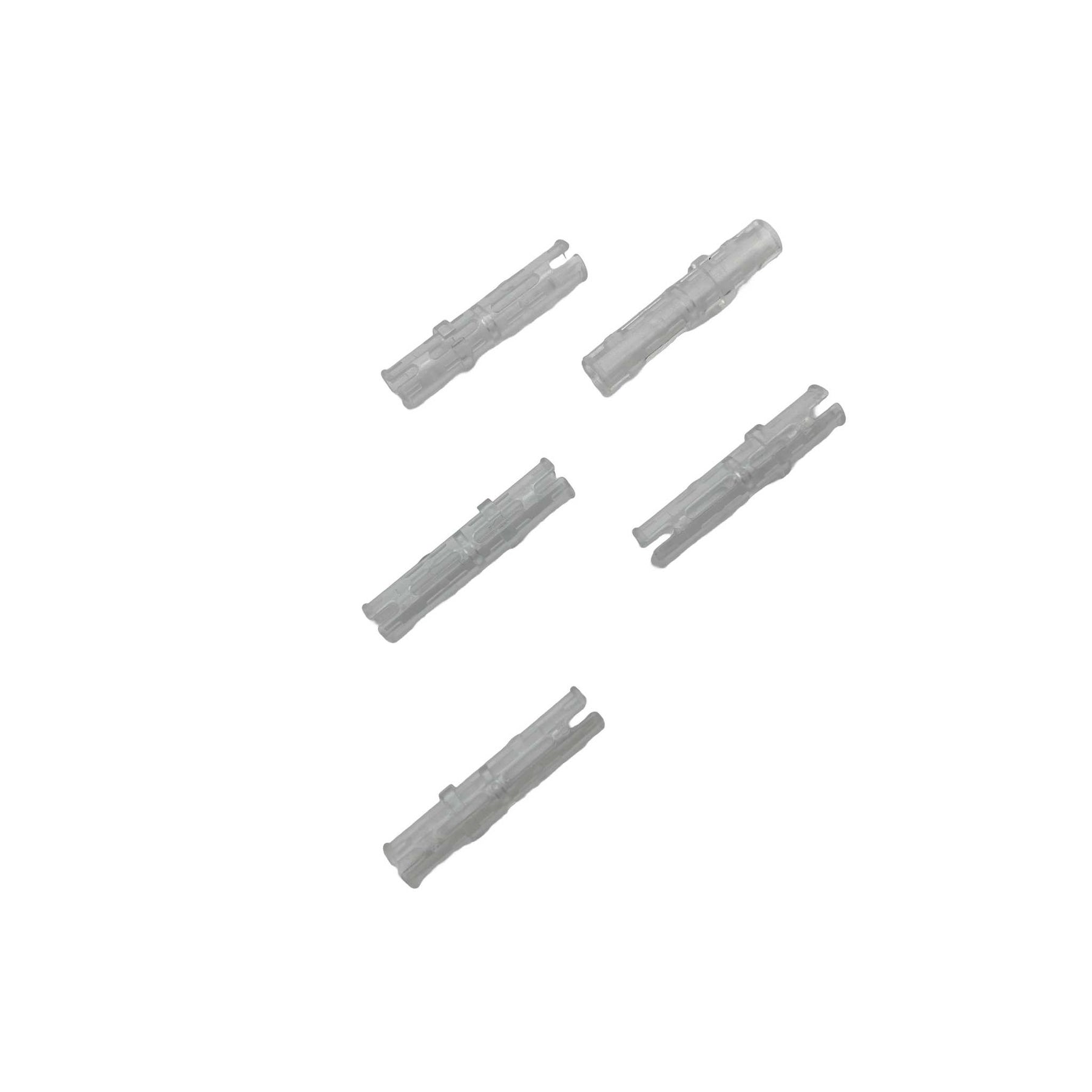 Technik Pins Klemmbausteine I 100 Stück I Größe 3L GoBricks | Trans-Clear | kompatibel mit allen gängigen Herstellern | 6558