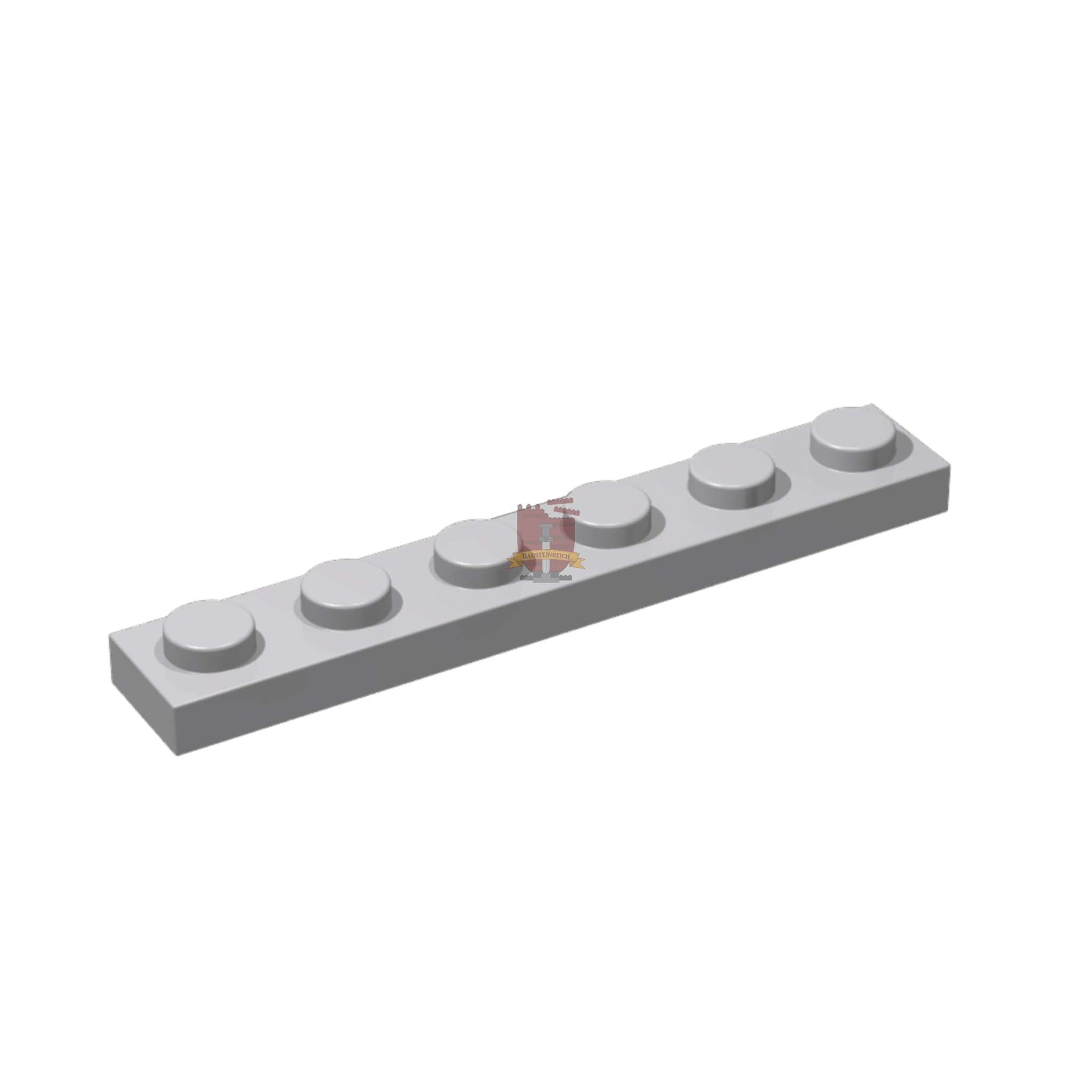 Plate 1x6 Hellgrau 50 Stück (Cada)