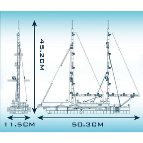 10194 - Zweimast Segelyacht  (Mould King)