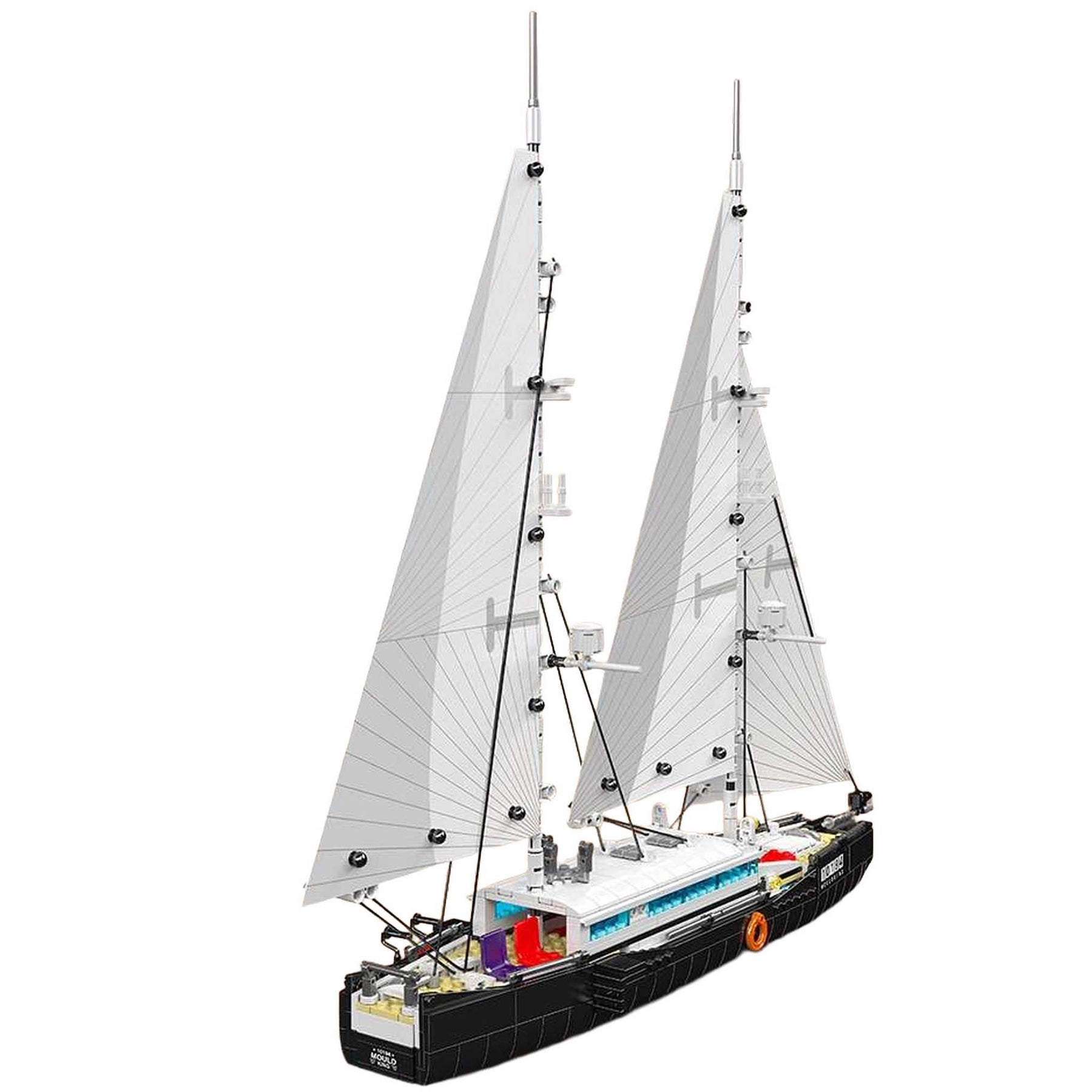 10194 - Zweimast Segelyacht  (Mould King)