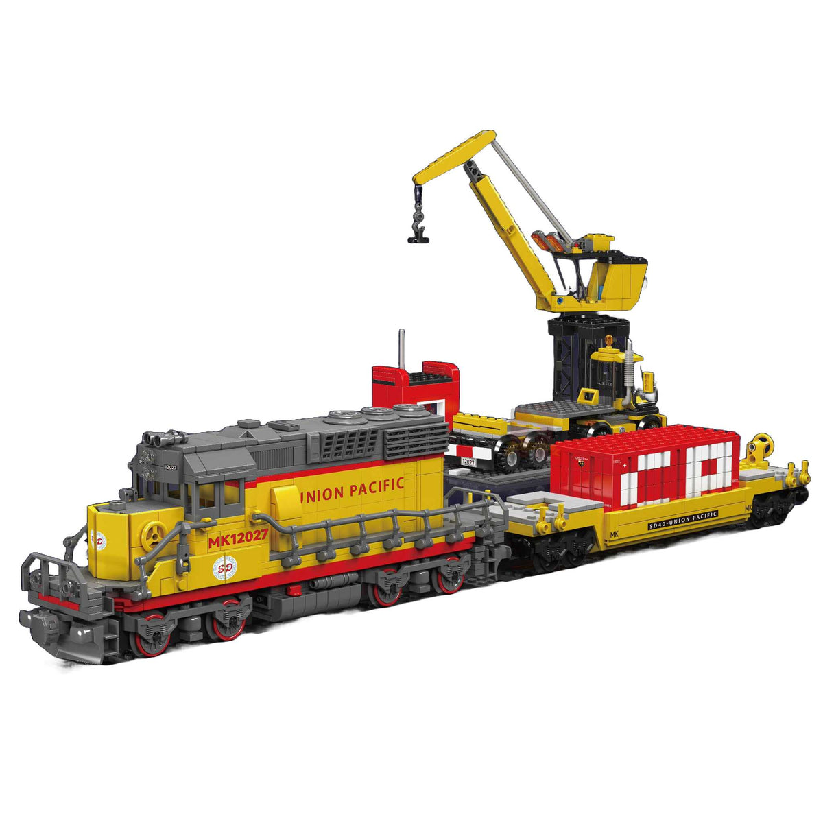 12027 - Diesellokomotive SD40-2 (Mould King)