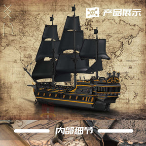 13186-Piratenschiff Black Pearl 2 (Mould King)