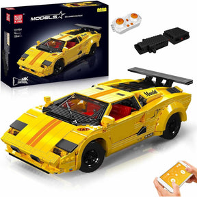 13195 - Gelber italienischer Sportwagen (Mould King)