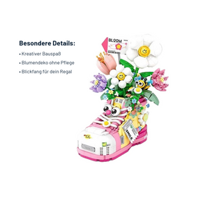 LOZ 1351 Blumen im Stiefel - Mini-Klemmbausteine Set (998 Teile)