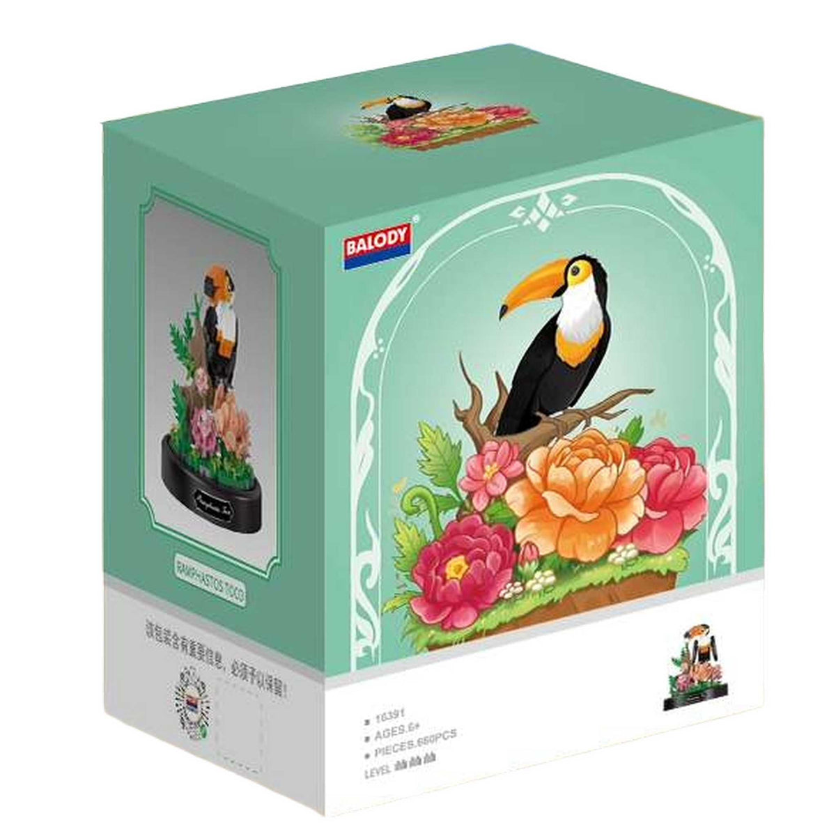 B-16391 - Tucan in Kuppel (Balody)