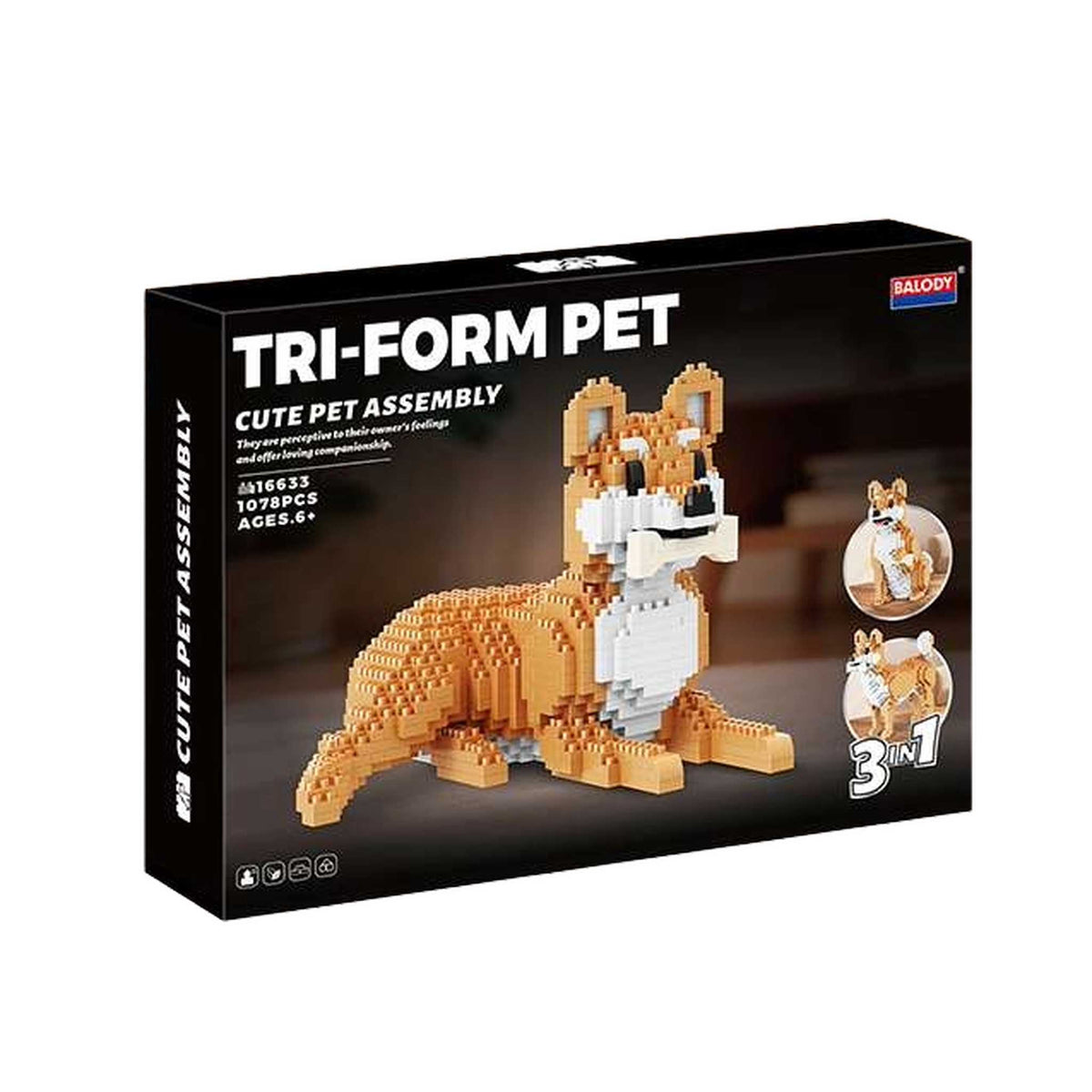 B-16633 - 3in1 Shiba Inu (Balody)