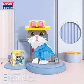18407 - Katze mit Hut (Balody)