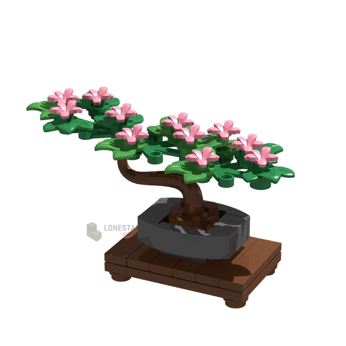 LB-20034-Bonsai mit rosa Blüten (Lonestar-Bricks)