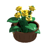LB-20042-Blumenkübel gelbe Blume (Lonestar-Bricks)