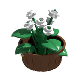 LB-20043-Blumenkübel weiße Blume (Lonestar-Bricks)