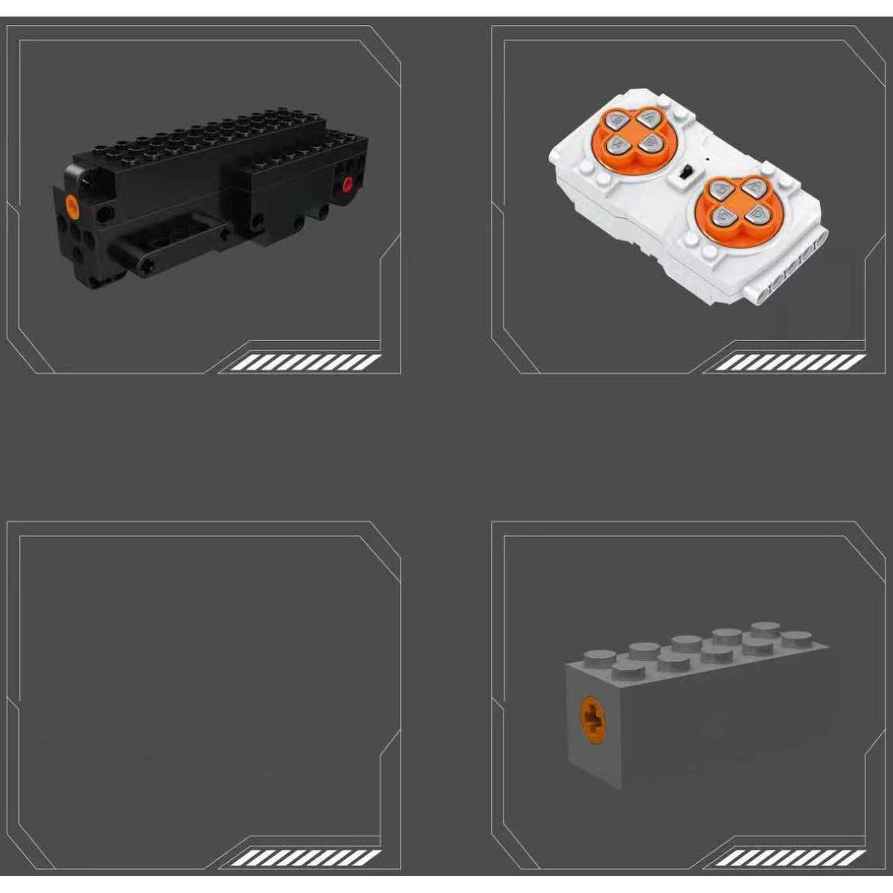 20048 - 3,7 Flak Halbkette (Mould King)