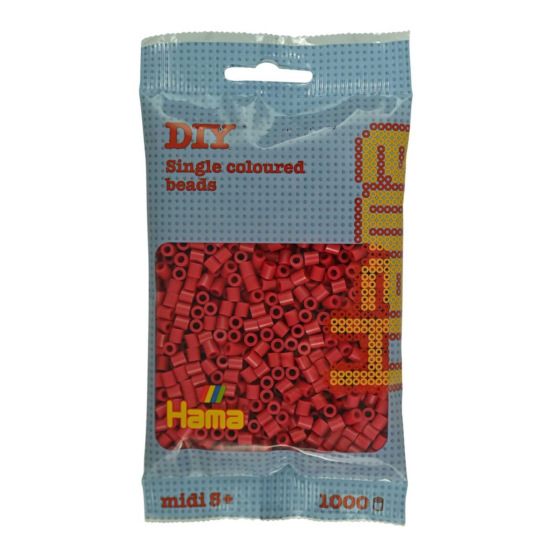 207-114 - Perlen 1000 Stück Kirschrot (Hama)