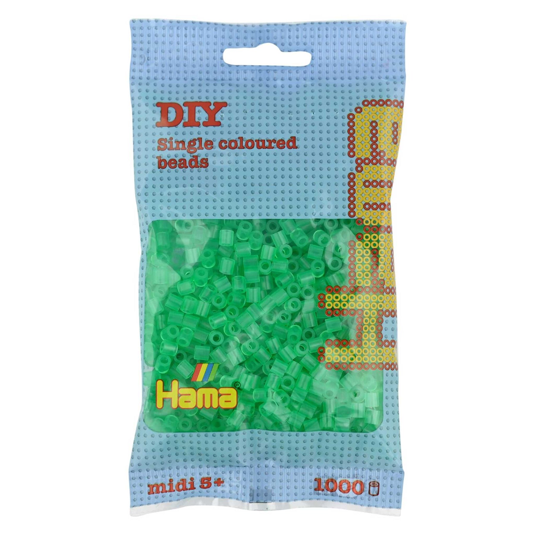 207-16 - Perlen 1000 Stück Transparent Grün (Hama)