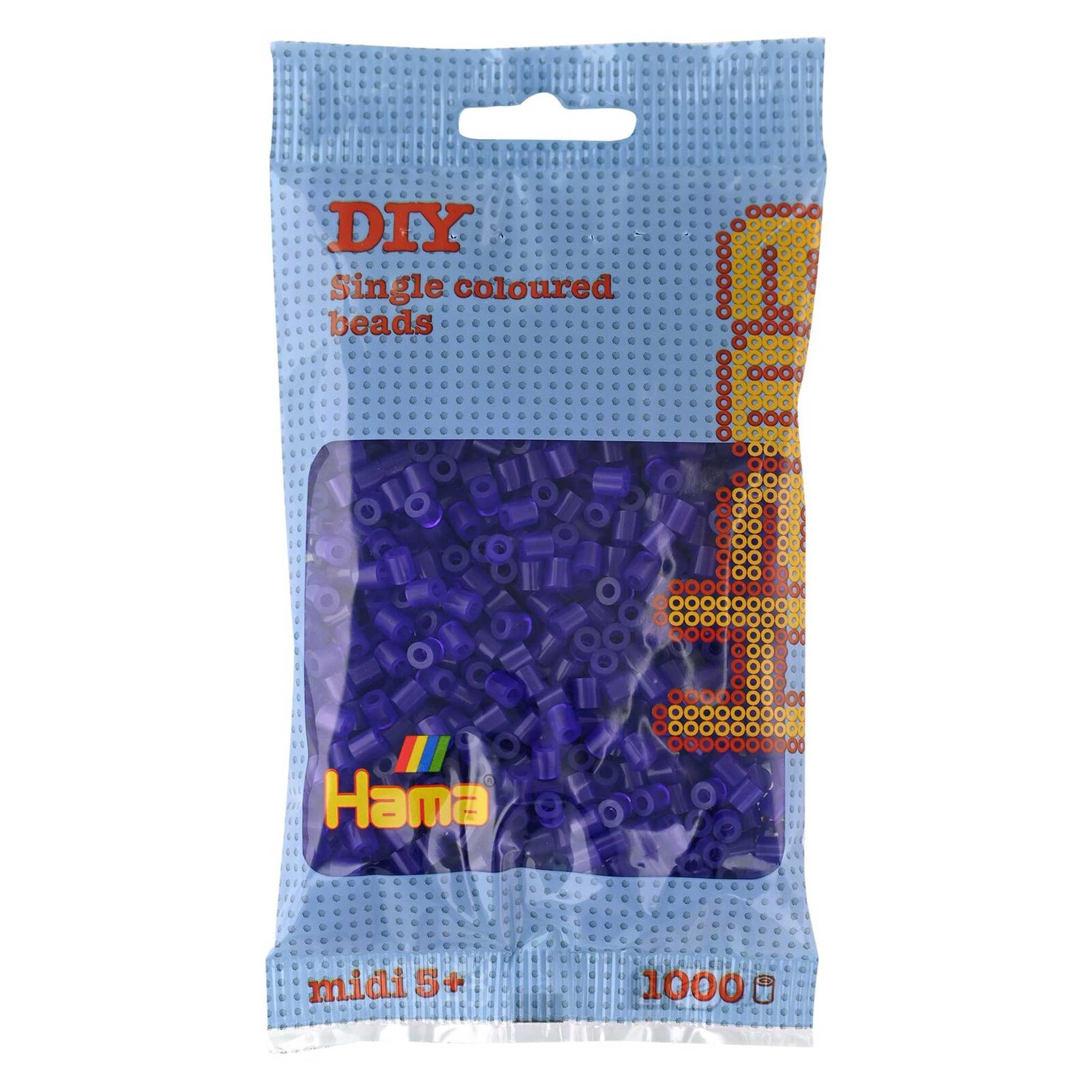 207-24 - Perlen 1000 Stück Transparent Lila (Hama)