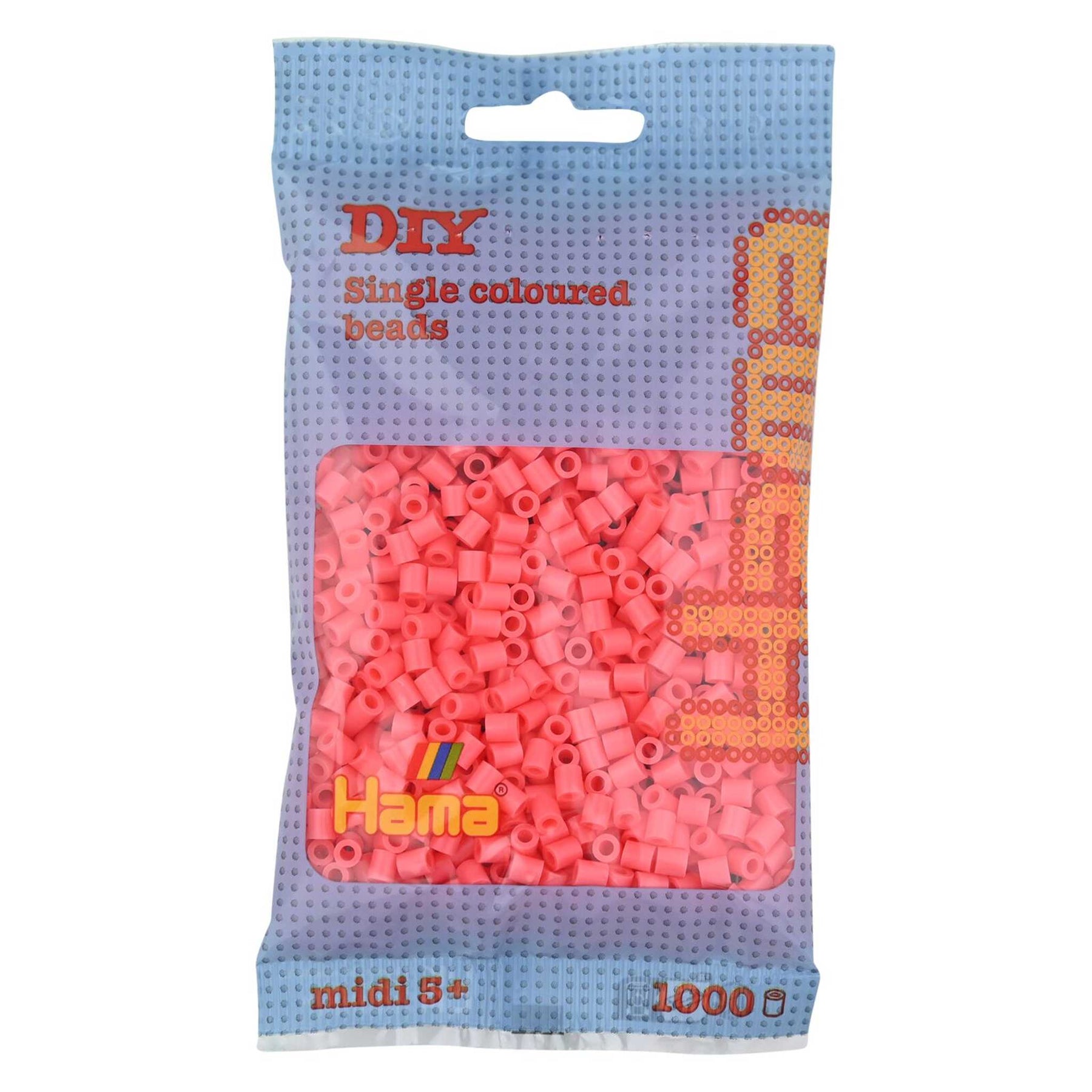 207-44 - Perlen 1000 Stück Pastellrot (Hama)