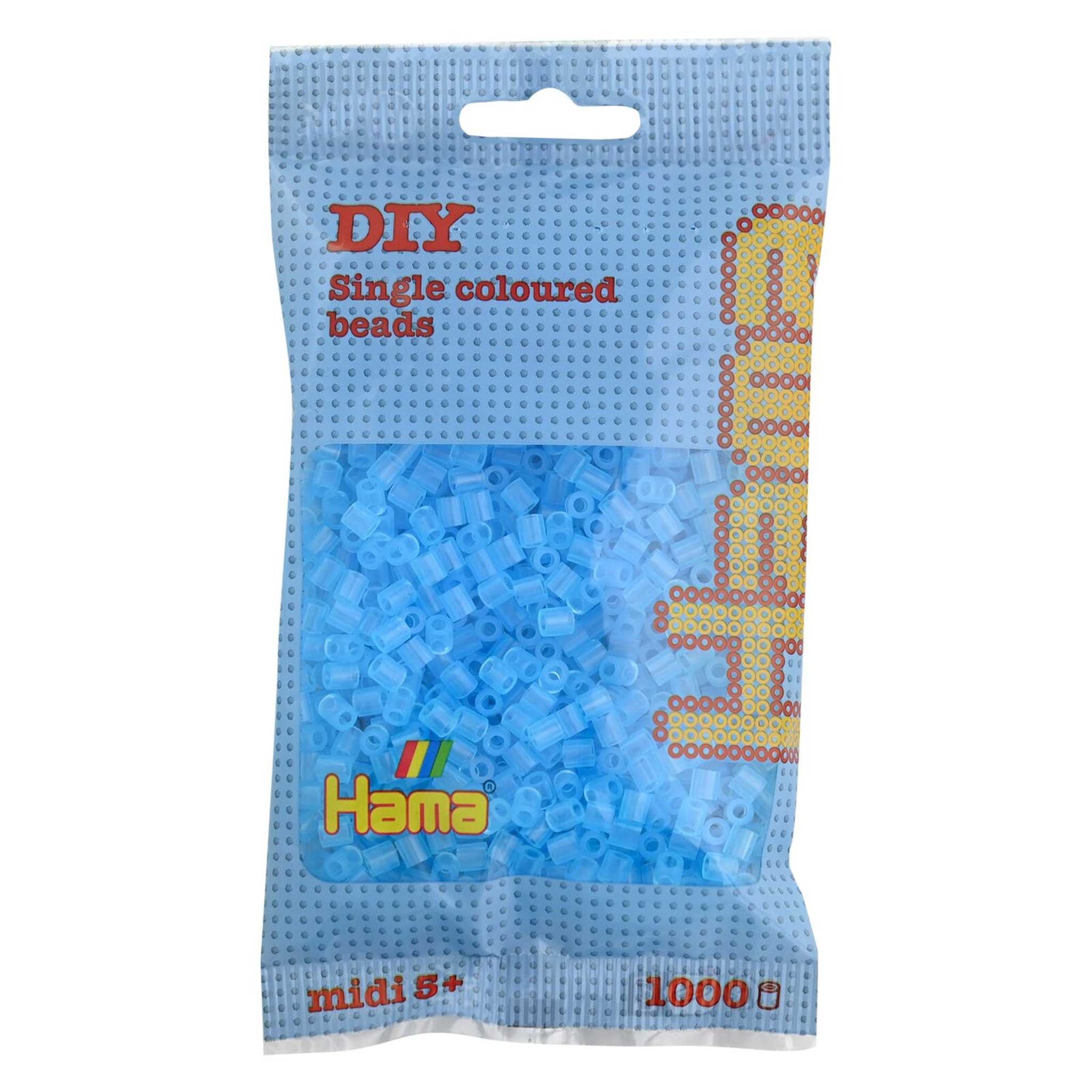 207-73 - Perlen 1000 Stück Transparent-Aqua (Hama)