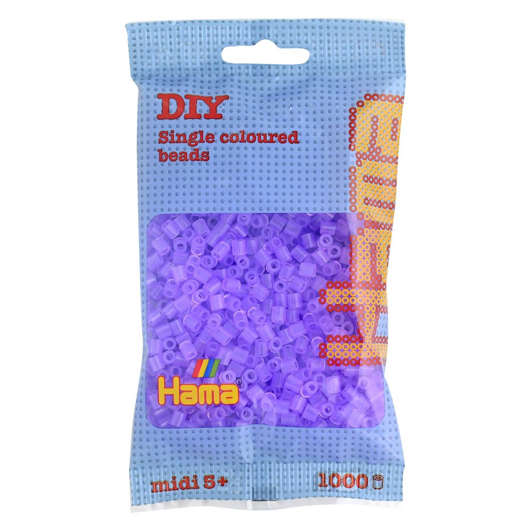 207-74 - Perlen 1000 Stück Transparent-Flieder (Hama)
